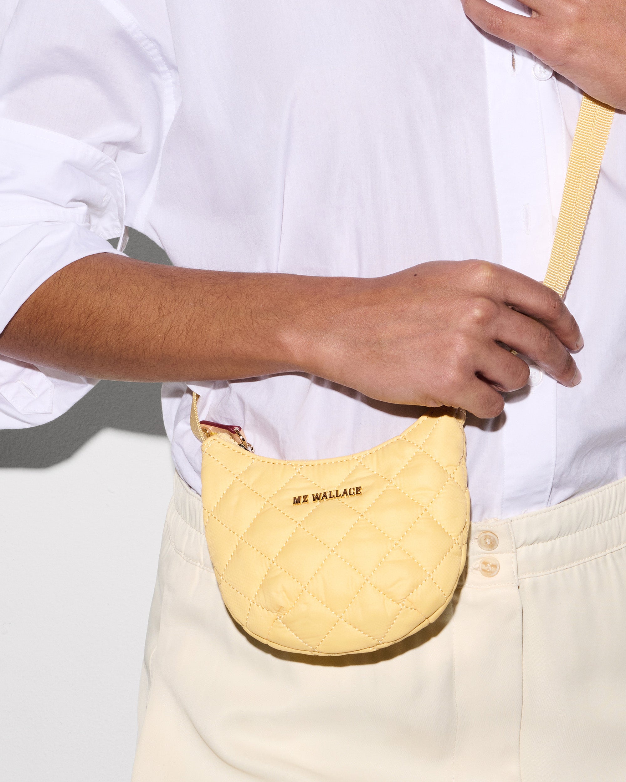 Buttercup Micro Metro Crossbody Bag for Women - Stylish & Compact Purse for Everyday Use, Travel, and Shopping