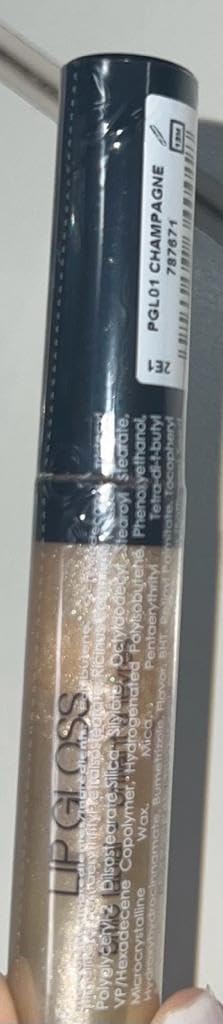 Palladio Vitamin E & Aloe Lip Gloss - Non-Sticky, Hydrating Lip Gloss with Intense Color & Shine - Reduces Lip Wrinkles, Softens Lips - Champagne Shade - Perfect for Daily Wear, Date Nights & Special Occasions