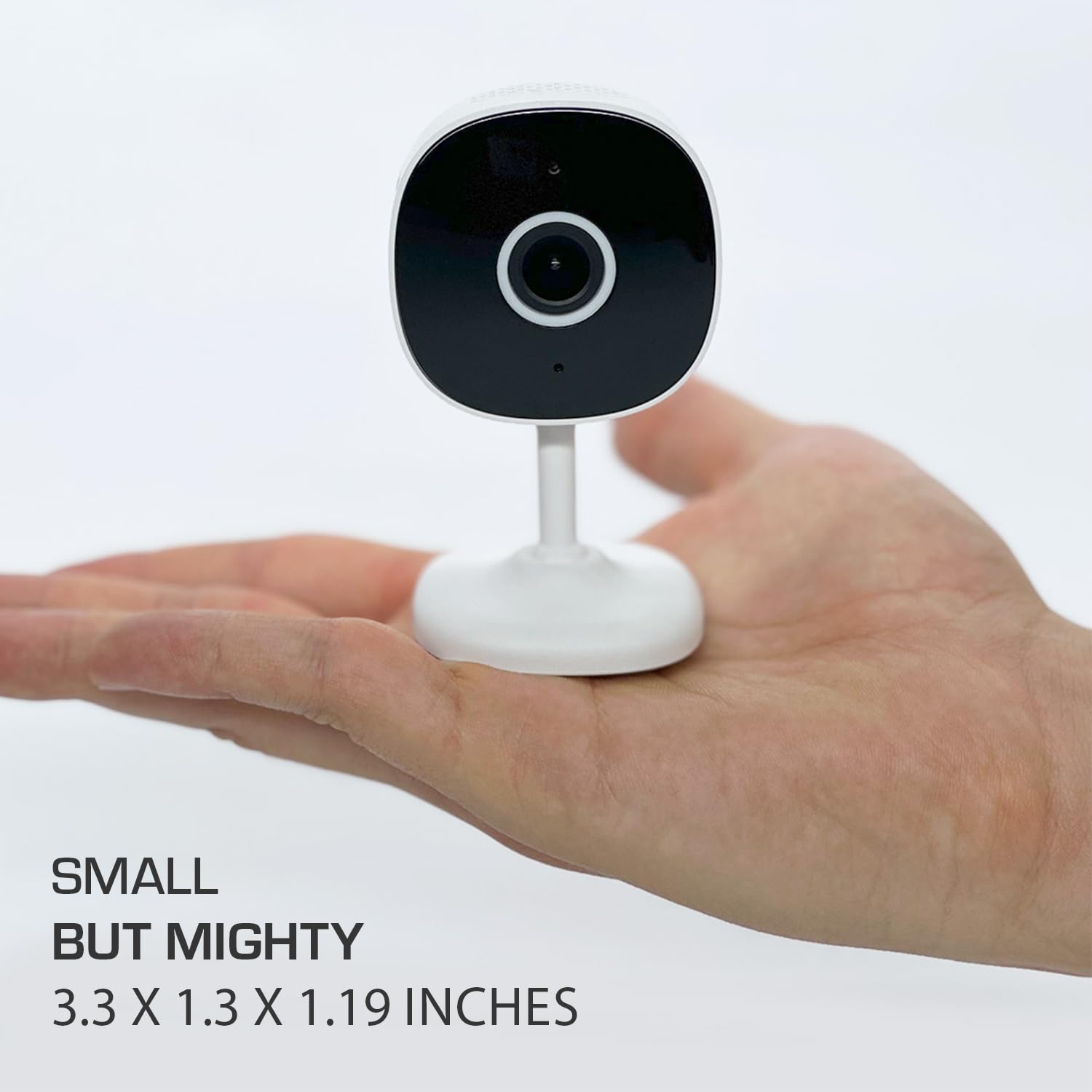 Nexxt 2K Indoor Security Camera - Smart Wi-Fi Home Monitoring System with Human Detection & Night Vision | Wireless Baby Monitor, Pet Cam, Nanny Camera | Easy Mobile App Control | Ideal for Home, Office & Nursery Security (2-Pack)