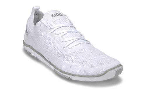 Xero Nexus Knit Men's Barefoot Shoes - Lightweight Athletic Sneakers for Running & Gym - Breathable Minimalist Footwear for Men in White - Perfect for Trail Running, Workouts & Everyday Wear