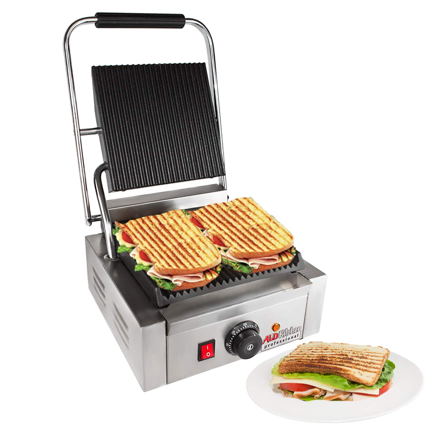 ALDKitchen Panini Press & Sandwich Maker - 9