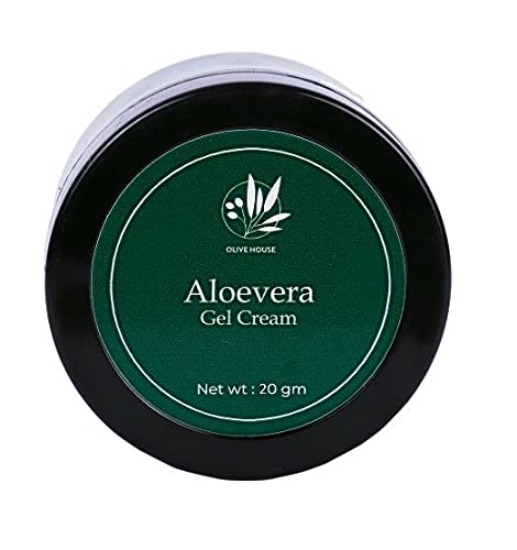 Olive House Aloe Vera Gel Cream - 50gm | Soothing Moisturizer for Sunburn, Dry Skin & After Sun Care | Natural Hydration for Face & Body