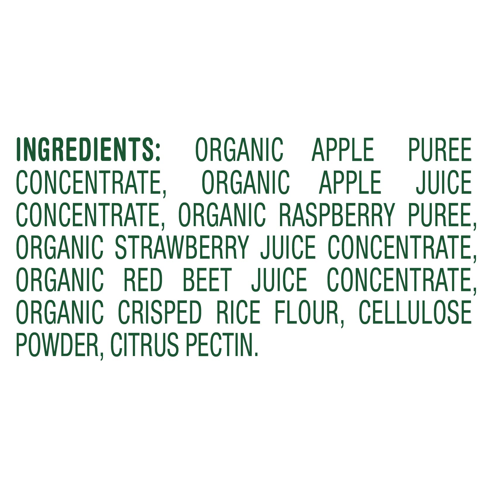 Organic Toddler Snacks - Sprout Crispy Chews Red Berry & Beet Flavor, 3.15oz (Pack of 10) | Healthy Kids Snacks for Daycare, Travel & On-the-Go | Gluten-Free & Non-GMO Baby Food Pouches