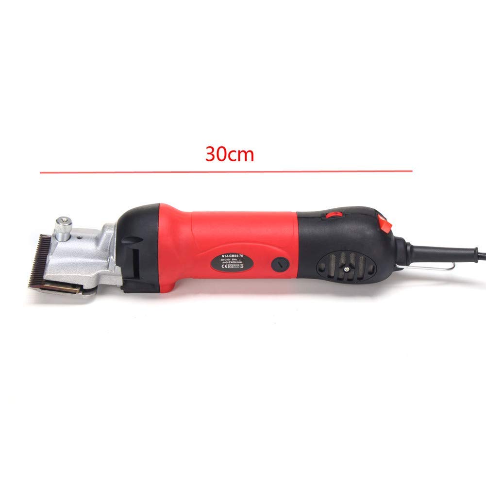 Professional 450W Heavy Duty Electric Horse Hair Clipper - 6 Speed Adjustable Low Vibration Pet Grooming Trimmer for Horses, Dogs & Livestock | Portable Equine Shears for Home, Farm & Show Grooming