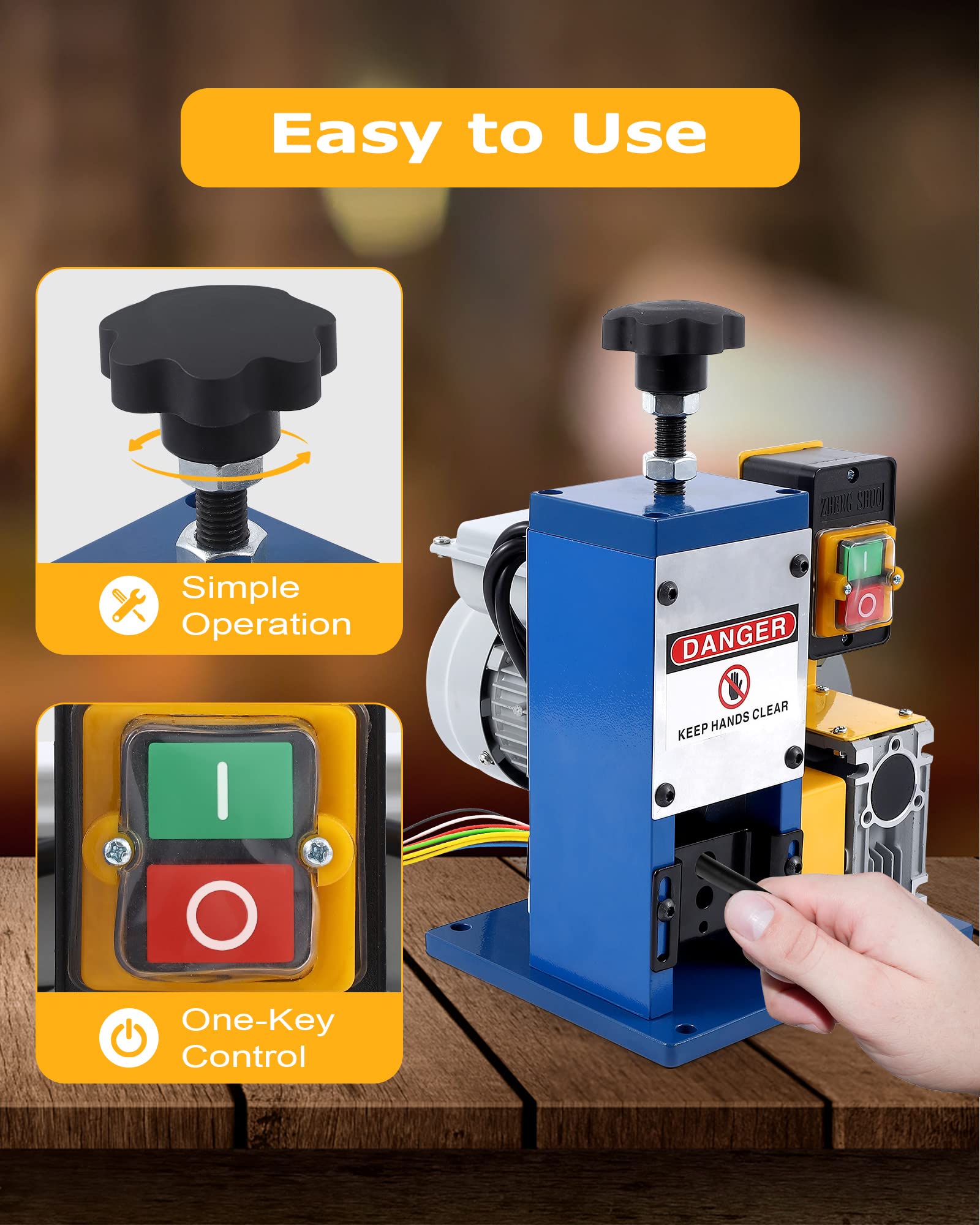 High Precision Automatic Wire Stripping Machine for 0.06