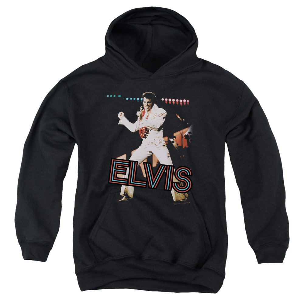 Elvis Presley Hit The Lights Youth Hoodie Sweatshirt - Vintage Music Pullover for Men & Women - Perfect for Concerts, Gifts & Casual Wear
