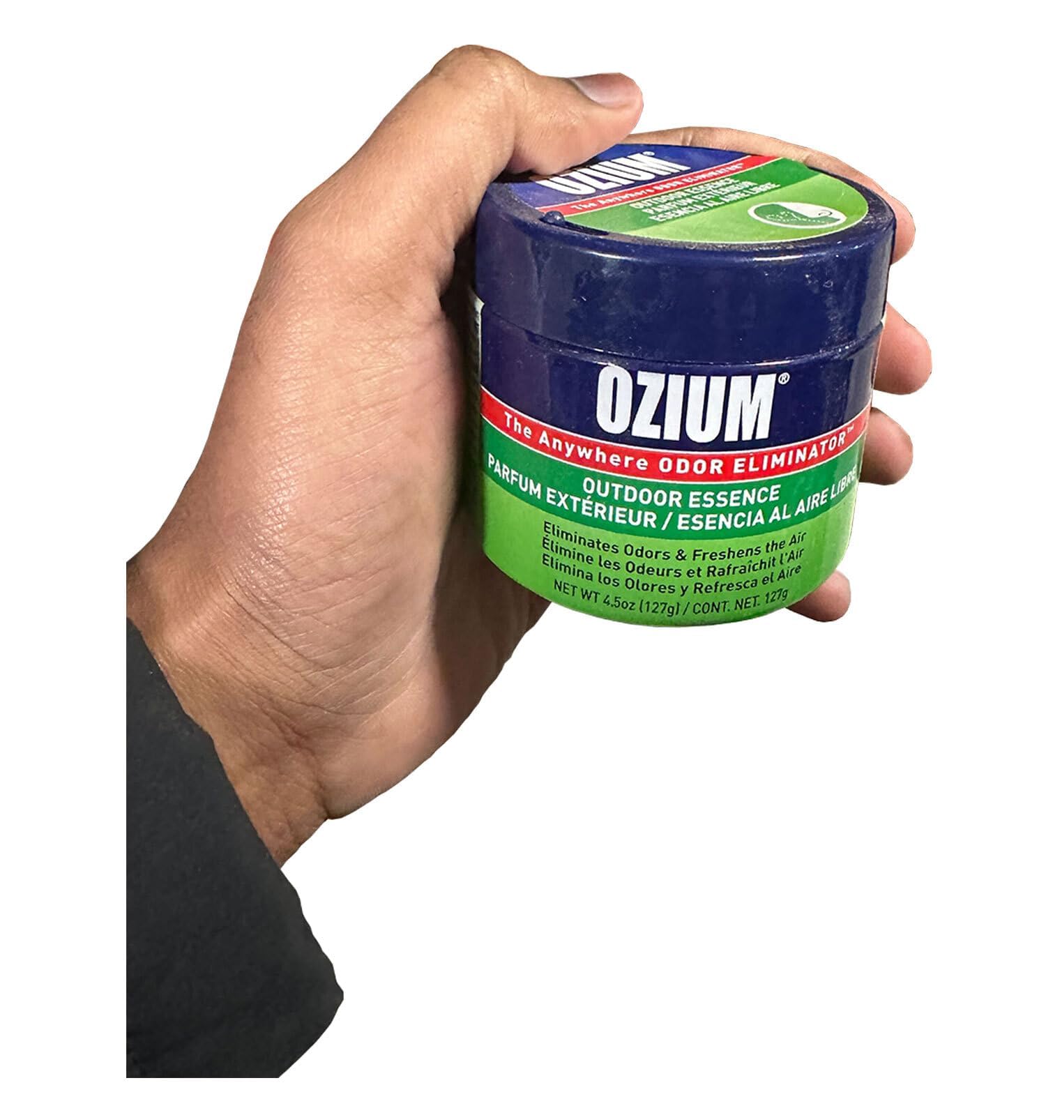 Ozium Air Sanitizer 4.5 oz Gel - Powerful Odor Eliminator for Cars, Homes & Offices | Long-Lasting Freshness | Outdoor Essence Scent | 2-Pack for Continuous Use | Ideal for Smoke, Pet & Cooking Odors