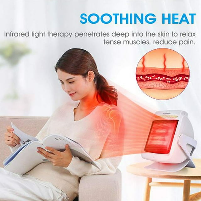 Infrared Pain Relief Lamp - Fast-Acting Therapy for Muscle & Joint Pain - Home & Office Use