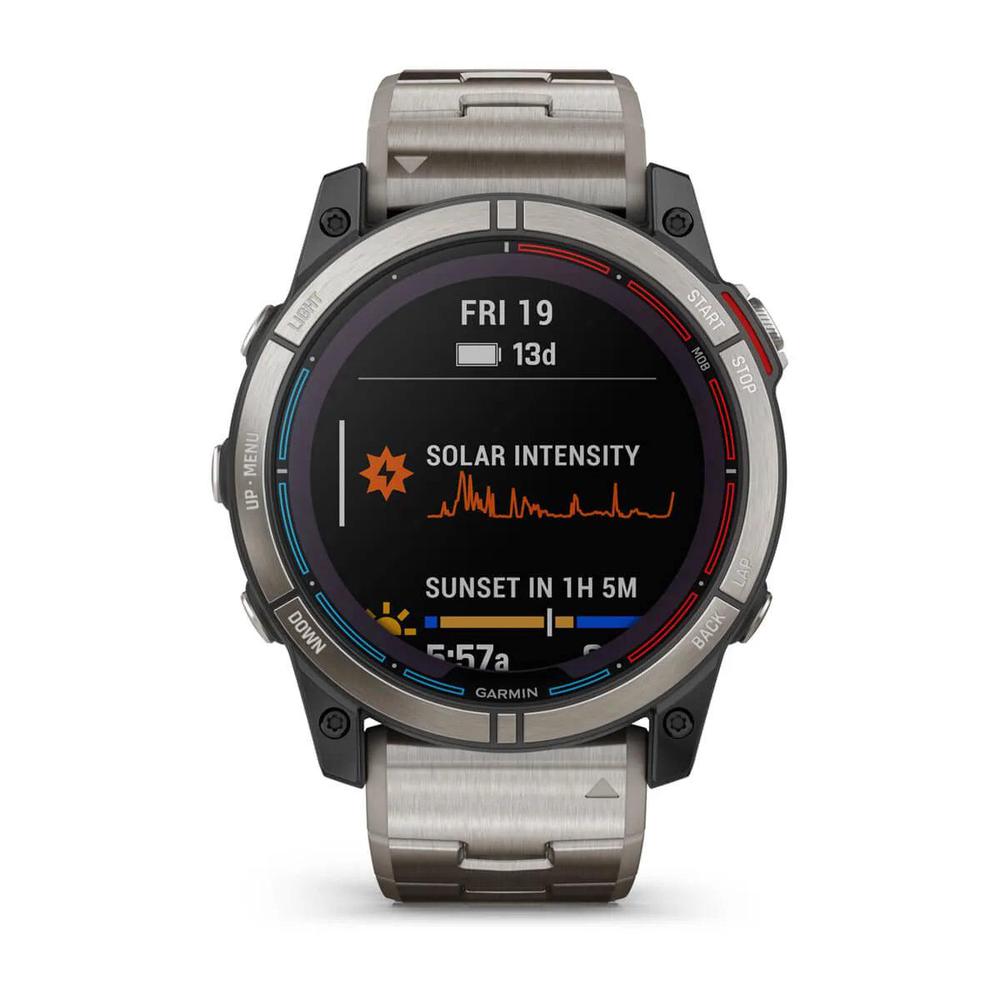 Garmin Quatix 7X Solar Smartwatch - Premium Marine GPS Watch with Solar Charging, Nautical Features & Multisport Tracking | Perfect for Boating, Fishing & Outdoor Adventures