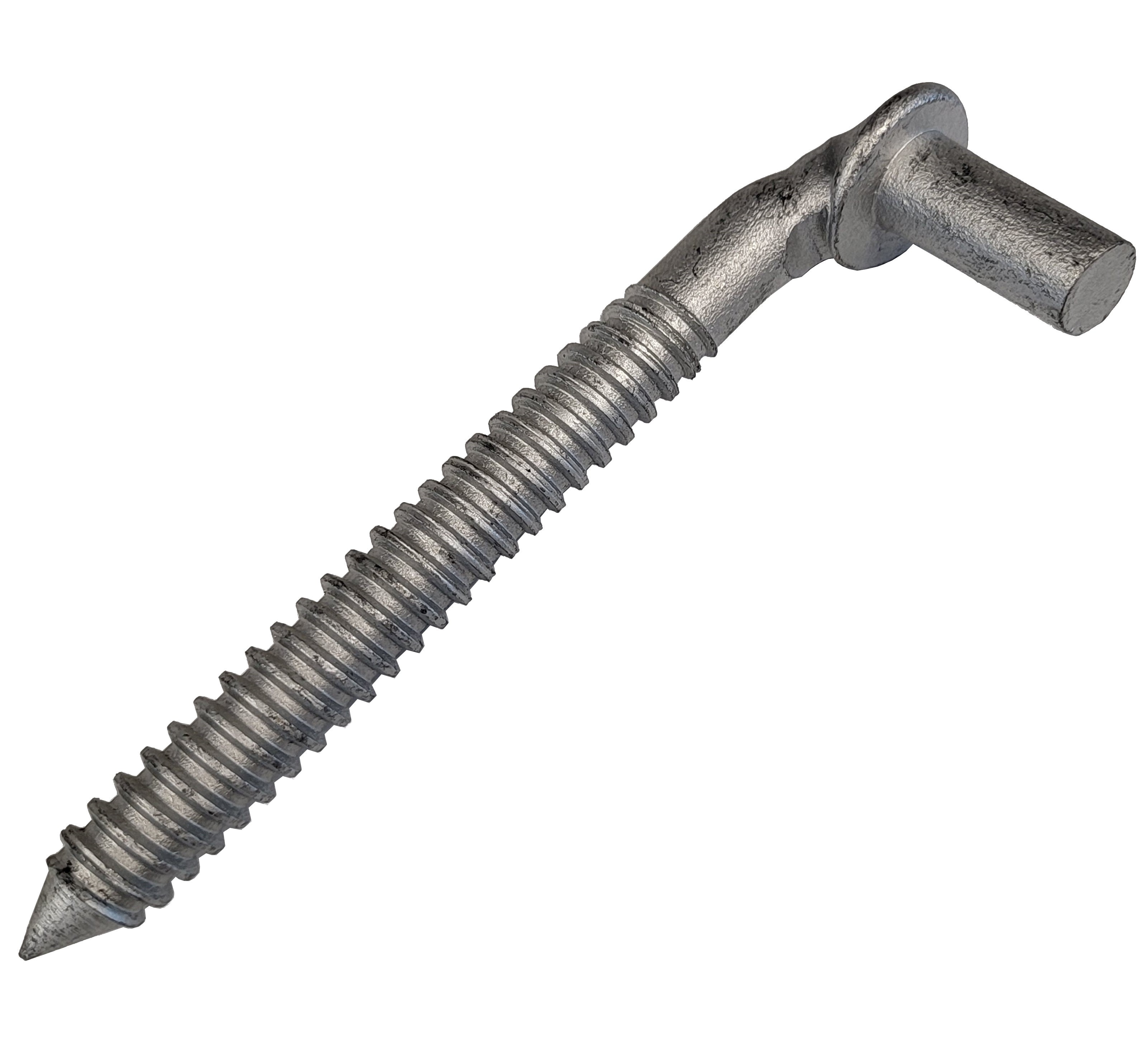 6 Inch Galvanized J Bolt for Secure Gate Panel Installation on Wood Posts – Perfect for Fencing, Decking, and Outdoor Structures