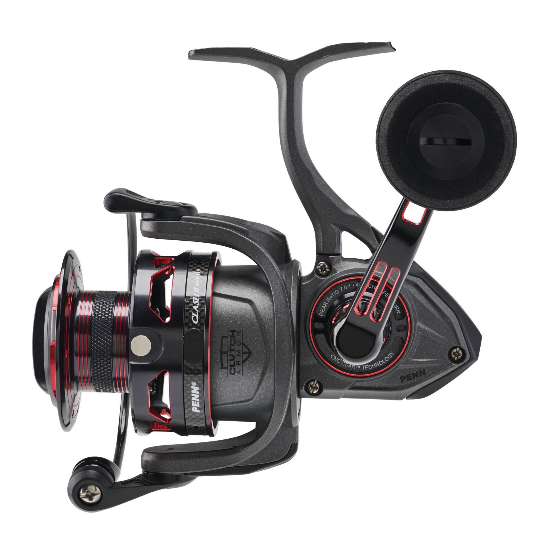 Clash™ II Spinning Fishing Reel - Lightweight Saltwater & Freshwater Fishing Gear for Bass, Trout, and Walleye | Perfect for Shore Fishing, Boat Fishing, and Ice Fishing Adventures