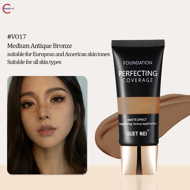 SUETNEI Long-Wearing Beauty Liquid Foundation - 24H Full Coverage, Oil Control & Hydrating Makeup - Perfect for Daily Wear, Parties & Special Events