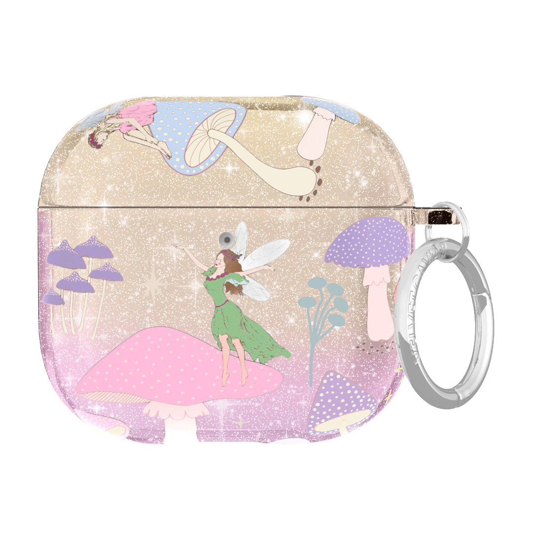 Enchanted Mushroom AirPods Case - Cute & Protective Cover for AirPods 1/2/3/Pro - Perfect for Nature Lovers & Music Enthusiasts | Great Gift for Travel, Hiking & Outdoor Adventures