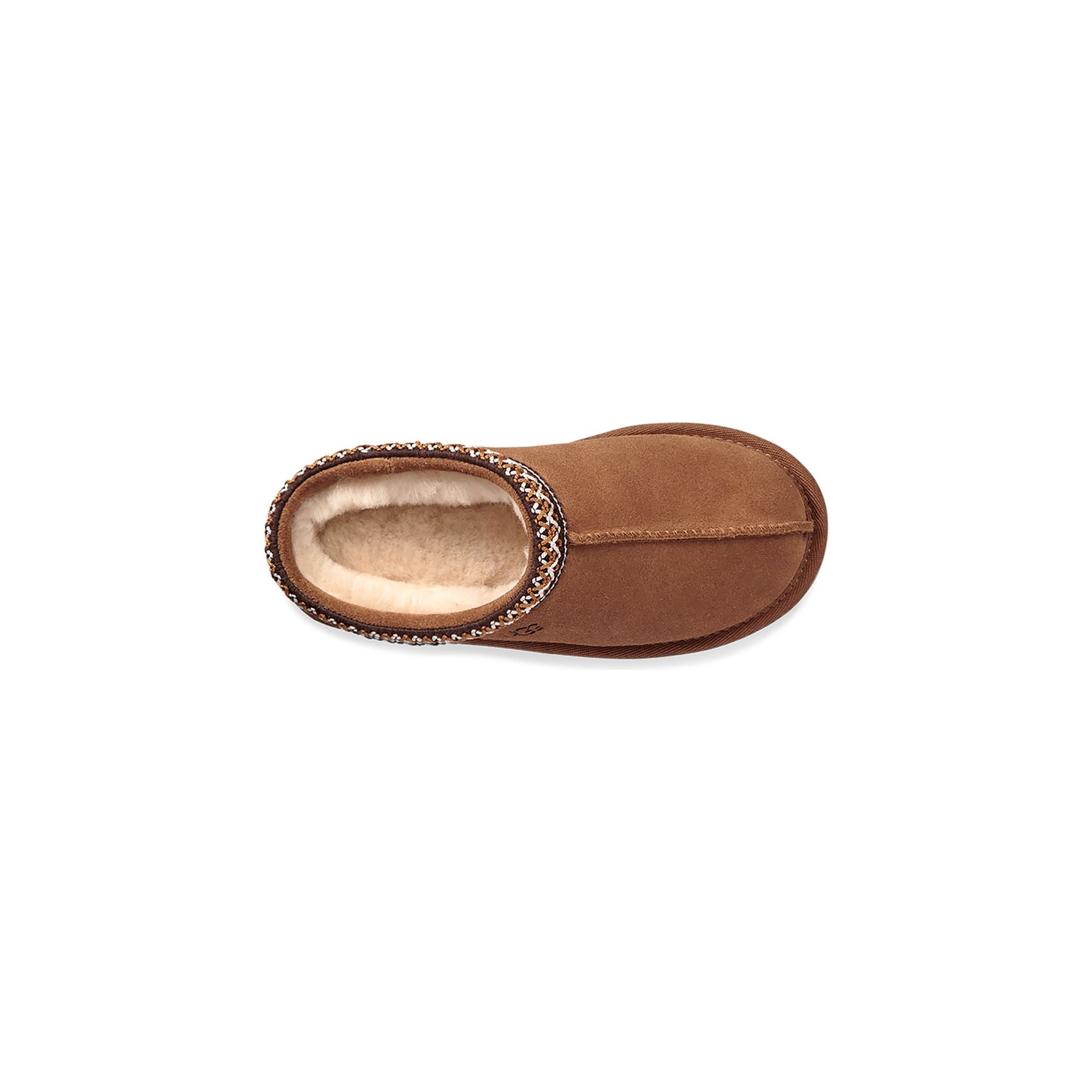 UGG Kid's Tasman II Slipper in Chestnut - Warm & Comfortable House Shoes for Boys & Girls - Perfect for Indoor Wear, Winter Lounging & Cozy Home Days