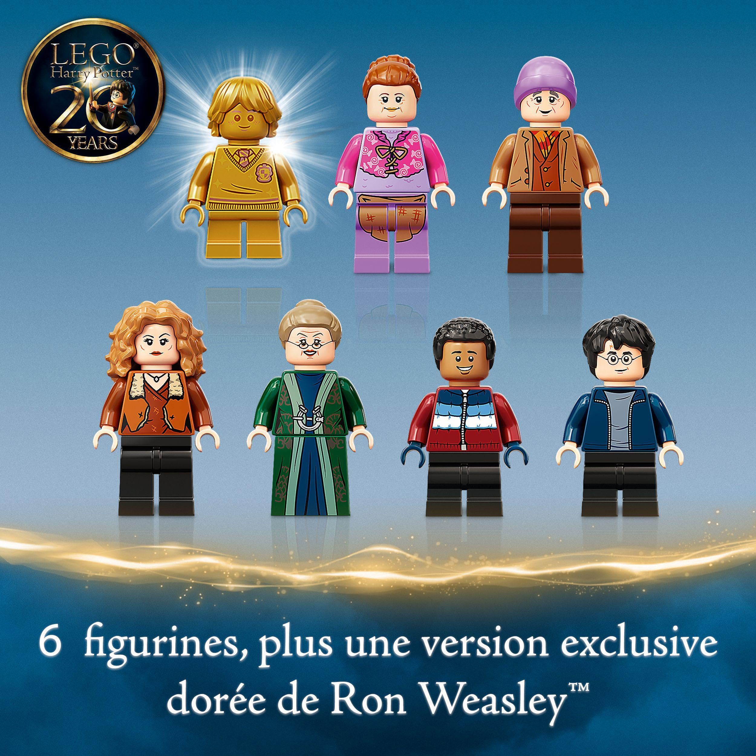 LEGO 76388 Harry Potter Hogsmeade Village Visit 20th Anniversary Building Kit with Collectible Minifigures - Gift Idea for Kids & Adults, Wizarding World Playset for Harry Potter Fans & Collectors