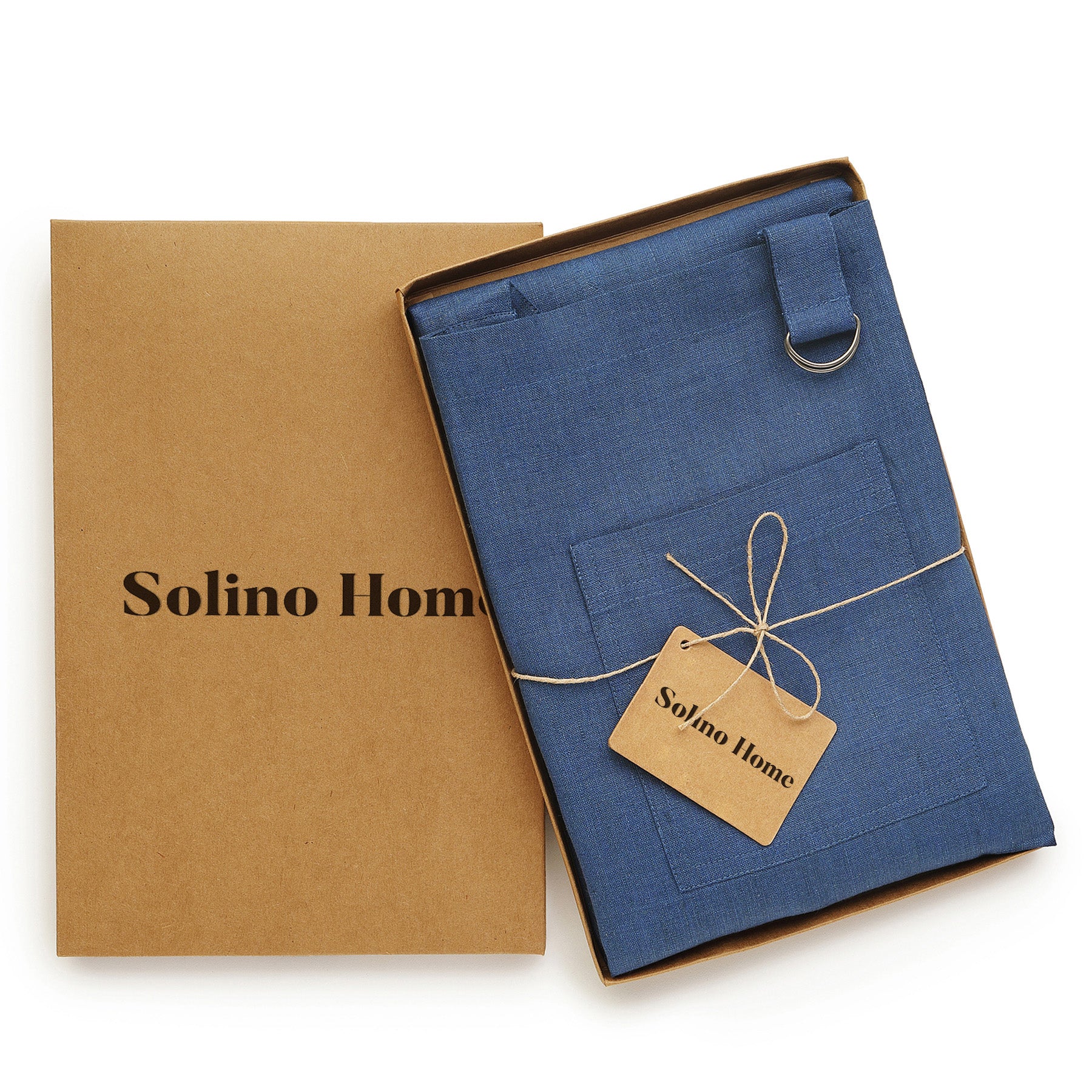 Premium Linen Apron for Cooking, Baking & Grilling - Durable & Stylish Kitchen Apron for Chefs & Home Cooks - Perfect for BBQ, Baking & Crafting