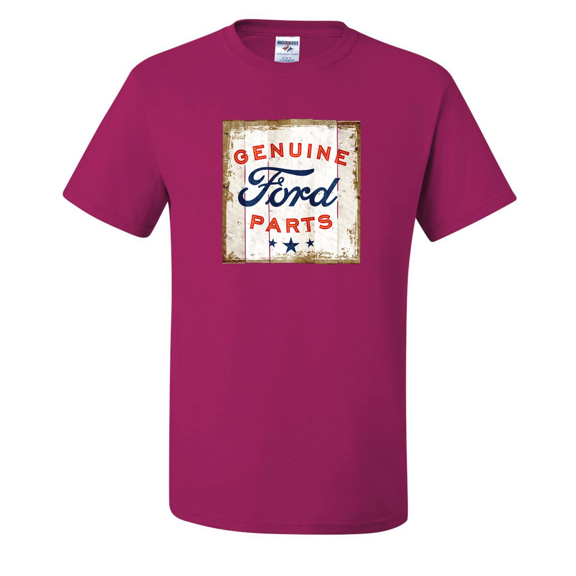 **Ford Motors Genuine Parts T-Shirt – Licensed Official Mens Tee with Planes, Trains & Automobiles Design – Perfect for Casual Wear, Gifts & Car Enthusiasts**