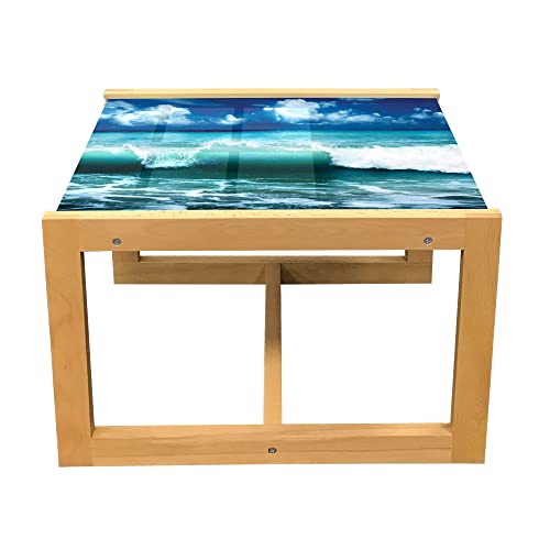 Aqua Navy Blue White