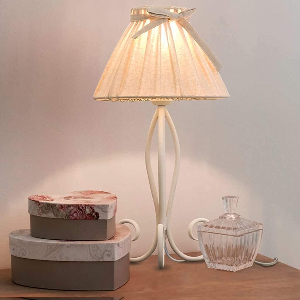 Modern Minimalist Desk Lamp - Adjustable Warm Light Bedside Lamp for Bedroom, Office & Study | Durable Wrought Iron Design for Home Decor & Reading