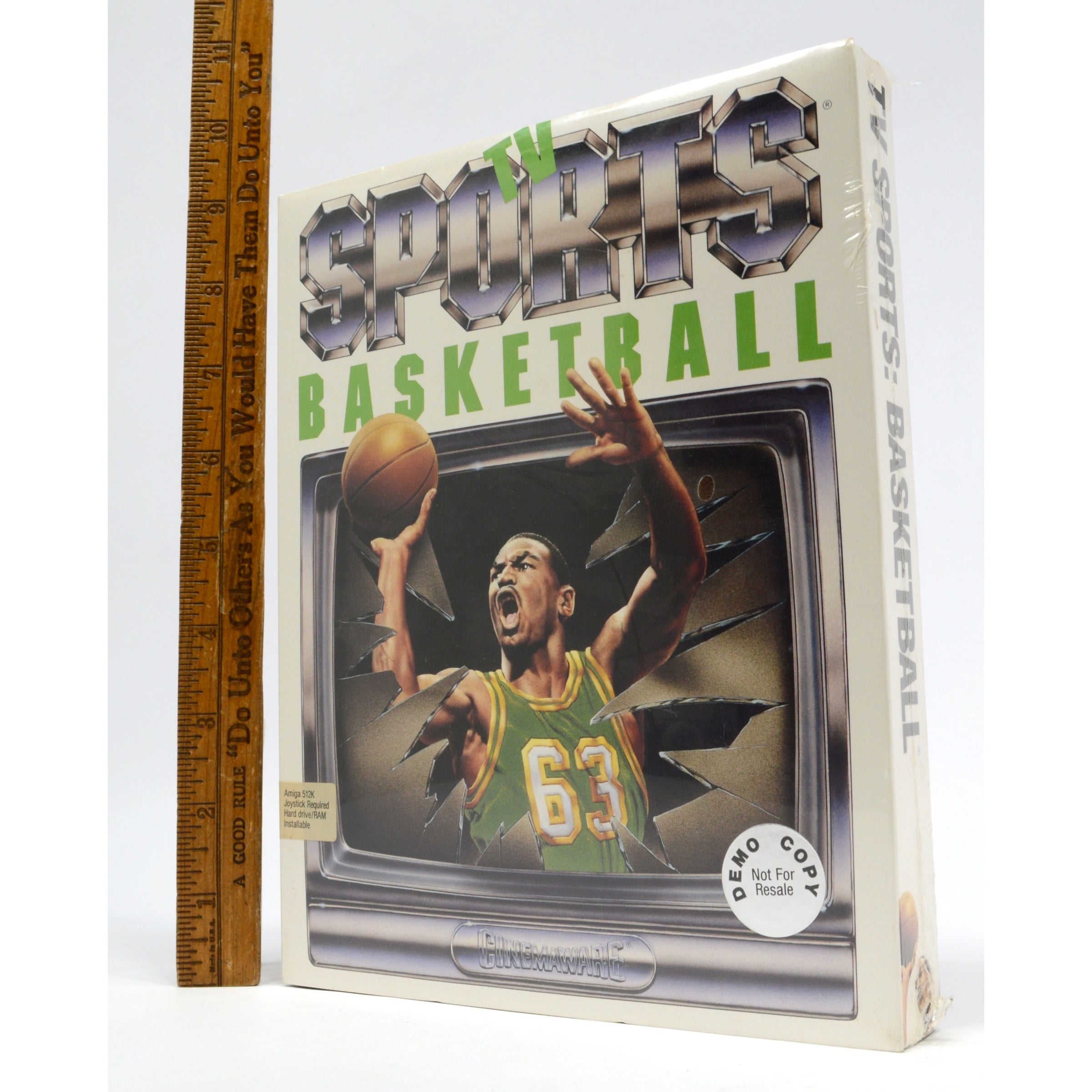 Brand New AMIGA 512K Game TV SPORTS BASKETBALL - Rare Vintage Sealed Demo Copy - Perfect for Retro Gaming Collectors & 80s Nostalgia Fans