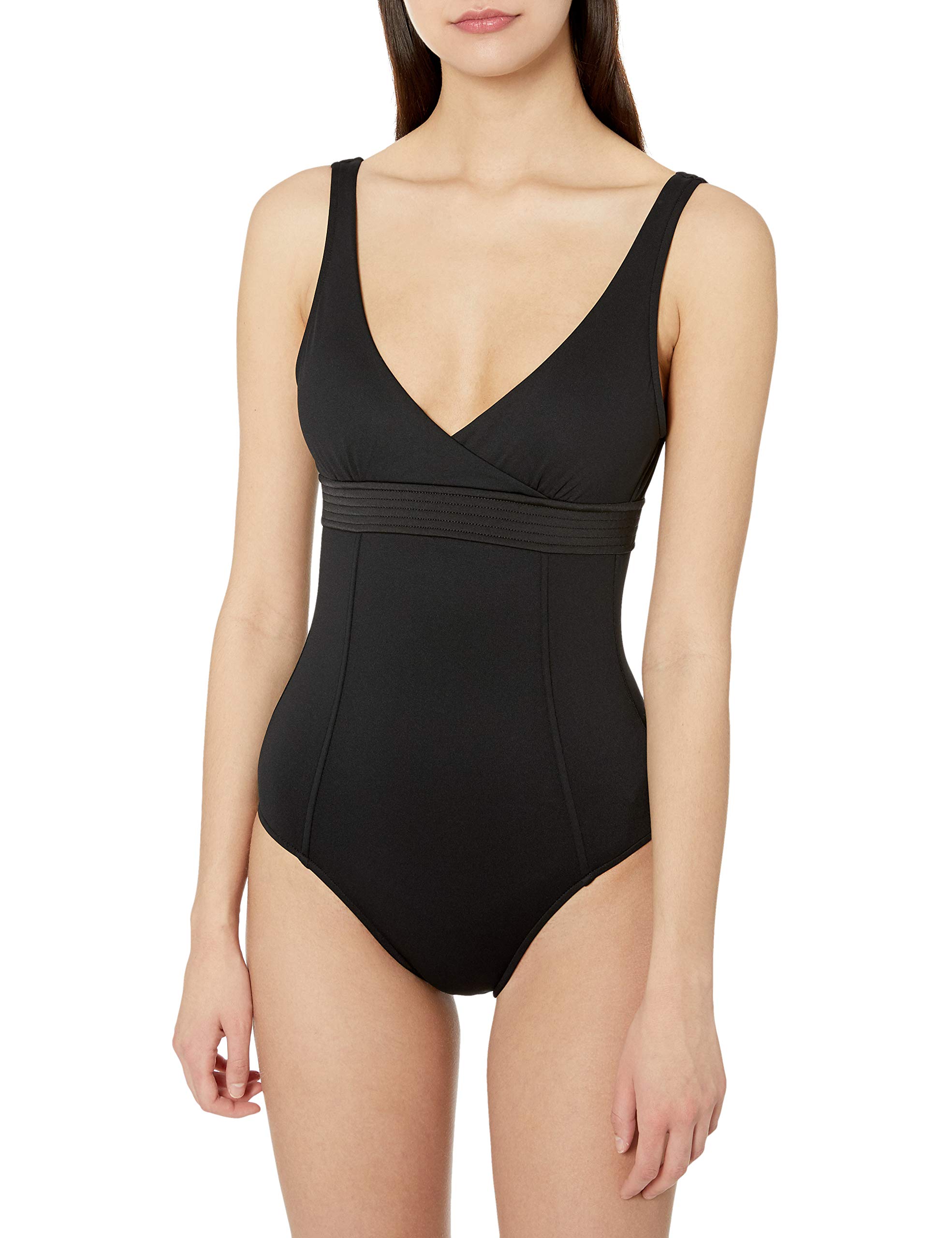Seafolly Women's One Piece Swimsuit Wrap Front Design - Perfect for Beach Vacations, Pool Parties & Summer Getaways