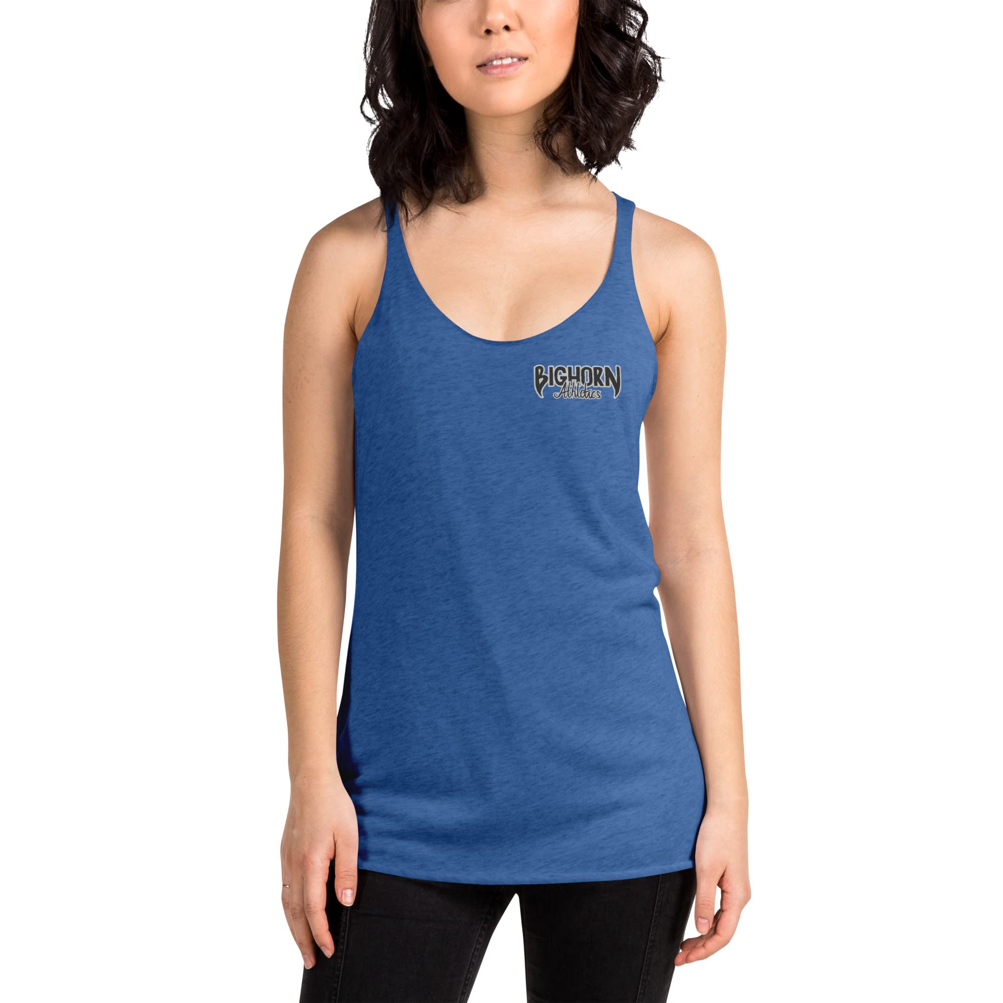 Bighorn Athletics Iron Sharpens Iron Women's Racerback Tank Top - Workout, Gym & Running Activewear for Women