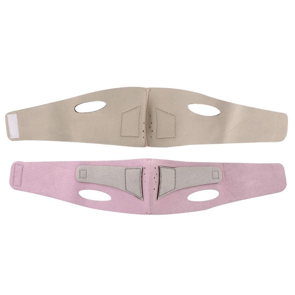 V-Shaped Slimming Face Mask for Women - Double Chin Reducer & Cheek Lift Up Mask - Anti-Aging Fat Burning Face Slimming Belt (Pink) | Perfect for Home Spa, Self-Care & Instant Facial Contouring