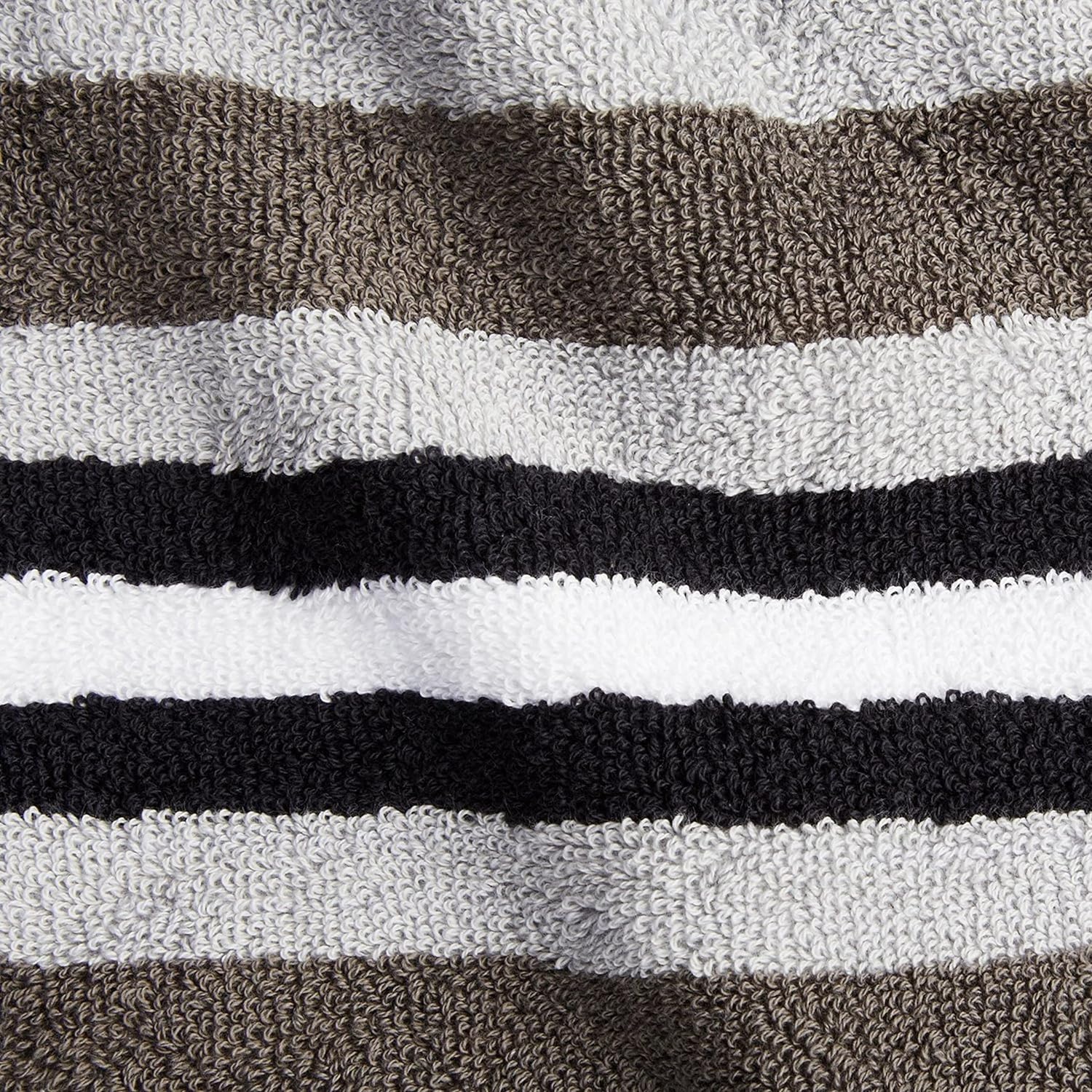 Premium Cotton Striped 2-Piece Bath Sheet Set - Super Absorbent & Soft Towels for Spa, Bathroom & Beach Use