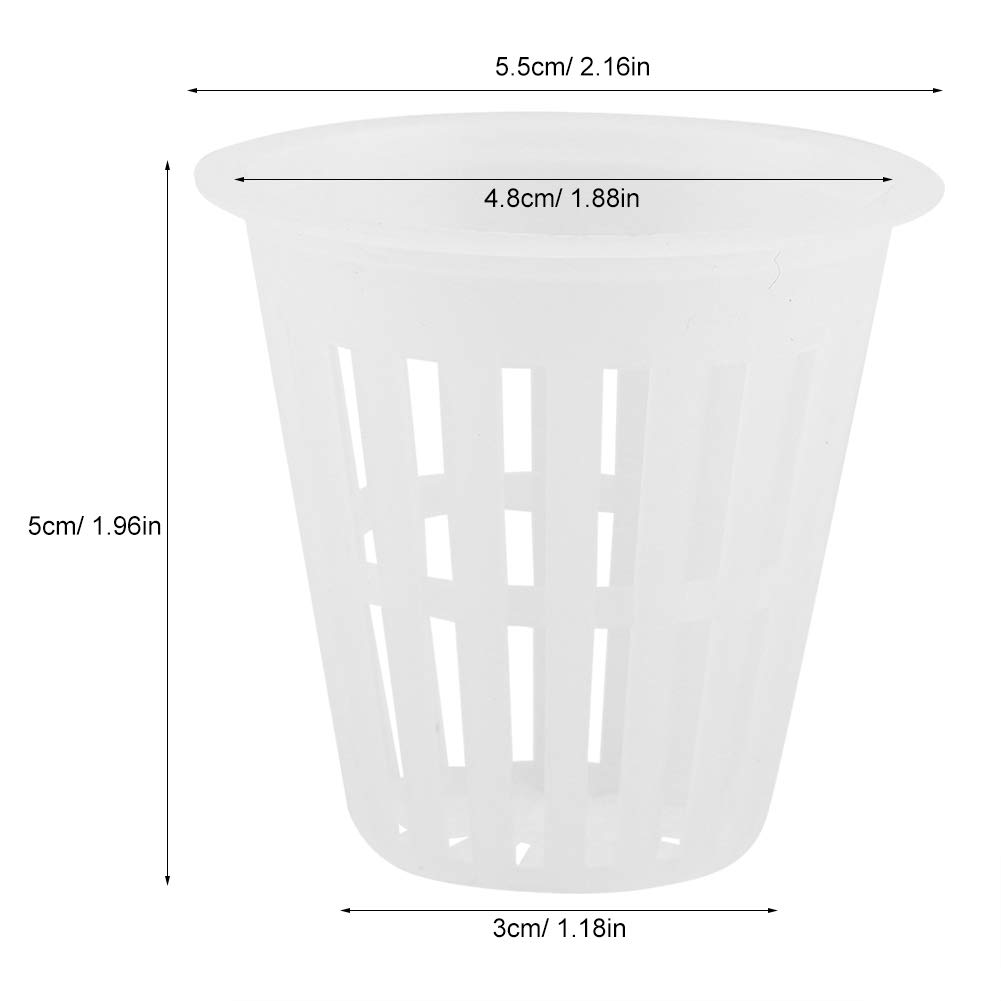 Hydroponic Baskets 10pcs - Durable Net Pots for Hydroponics & Balcony Gardening