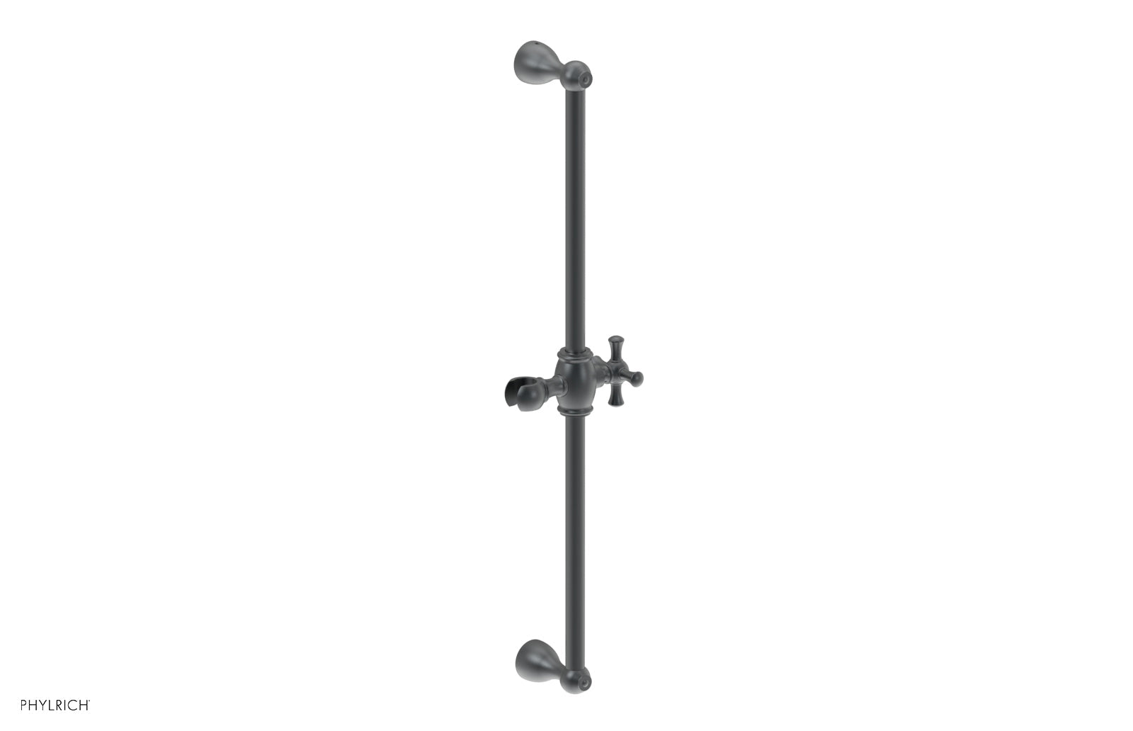 24-Inch Adjustable Slide Bar with Hook K6024 - Heavy Duty Closet Organizer for Hanging Clothes, Belts & Ties - Perfect for Bedroom, Closet & Wardrobe Organization