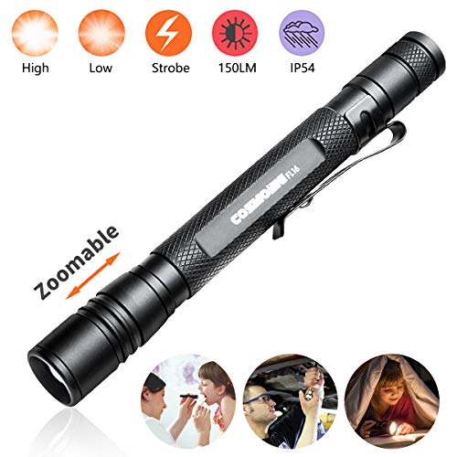 1 PCS--Zoomable Pen Flashlight