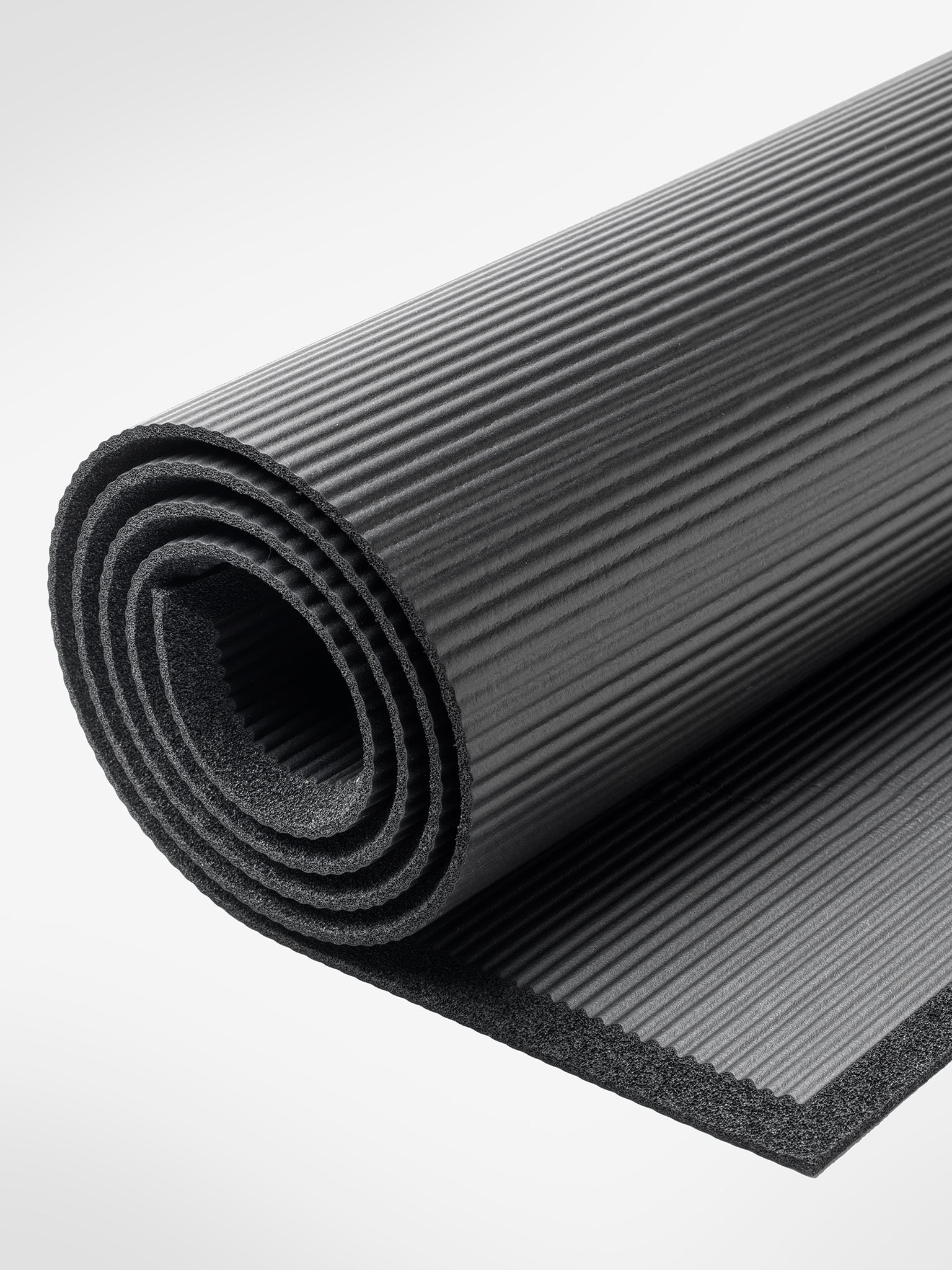 Yogamatters Ultra Lightweight Non-Slip Yoga Mat - Black | Perfect for Home Workouts, Travel & Studio Practice