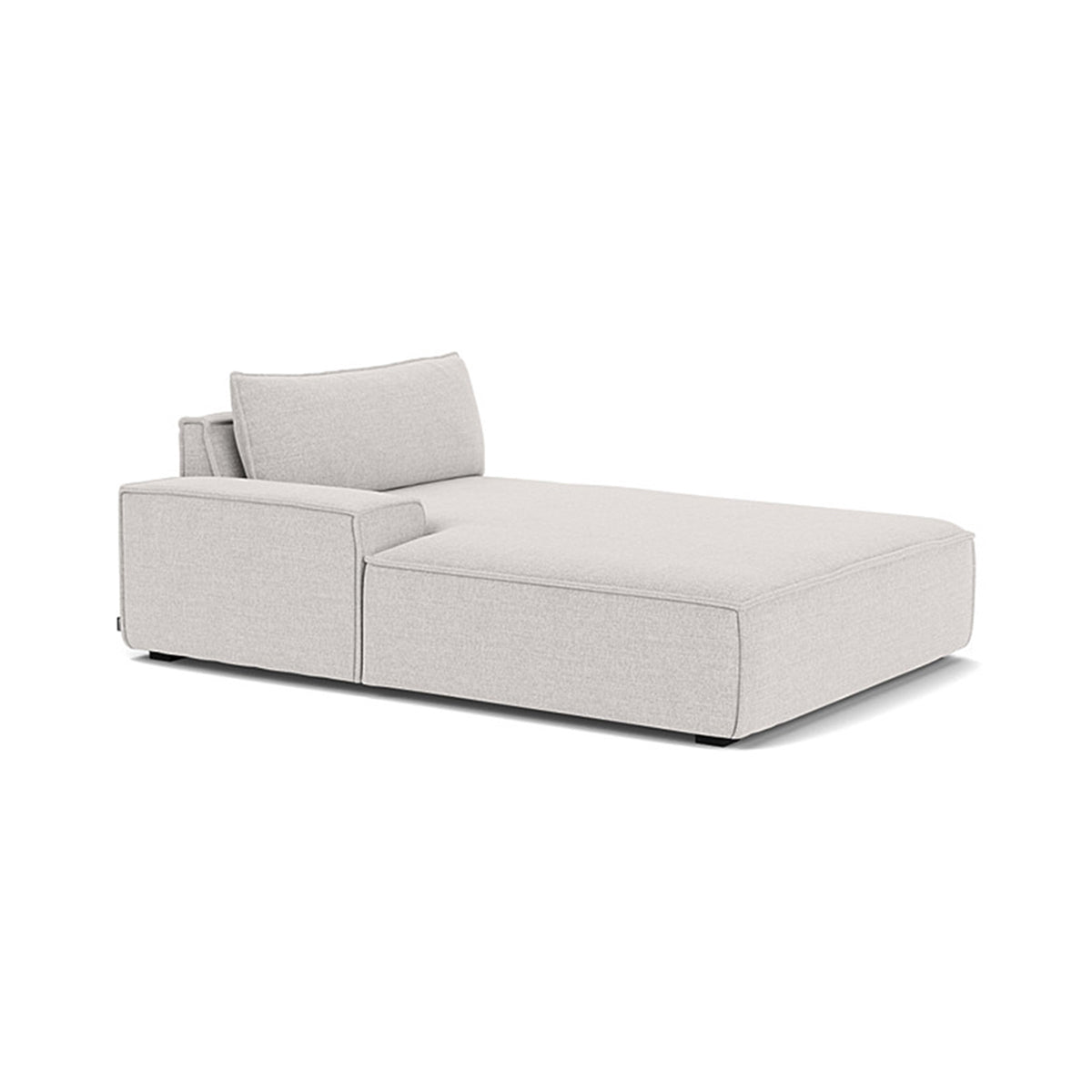 Daphne Fabric 1-Seater Left Chaise Modular Sofa - Modern Living Room Furniture for Small Spaces & Apartments