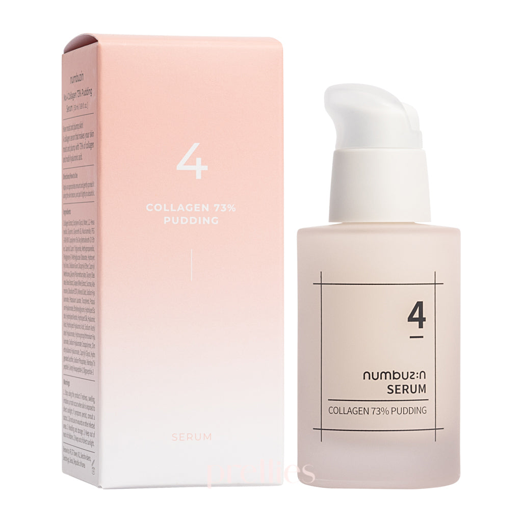 Numbuzin No.4 Collagen 73% Pudding Serum 50ml - Hydrating Anti-Aging Face Serum for Glowing Skin | Perfect for Night Routine & Daily Skincare