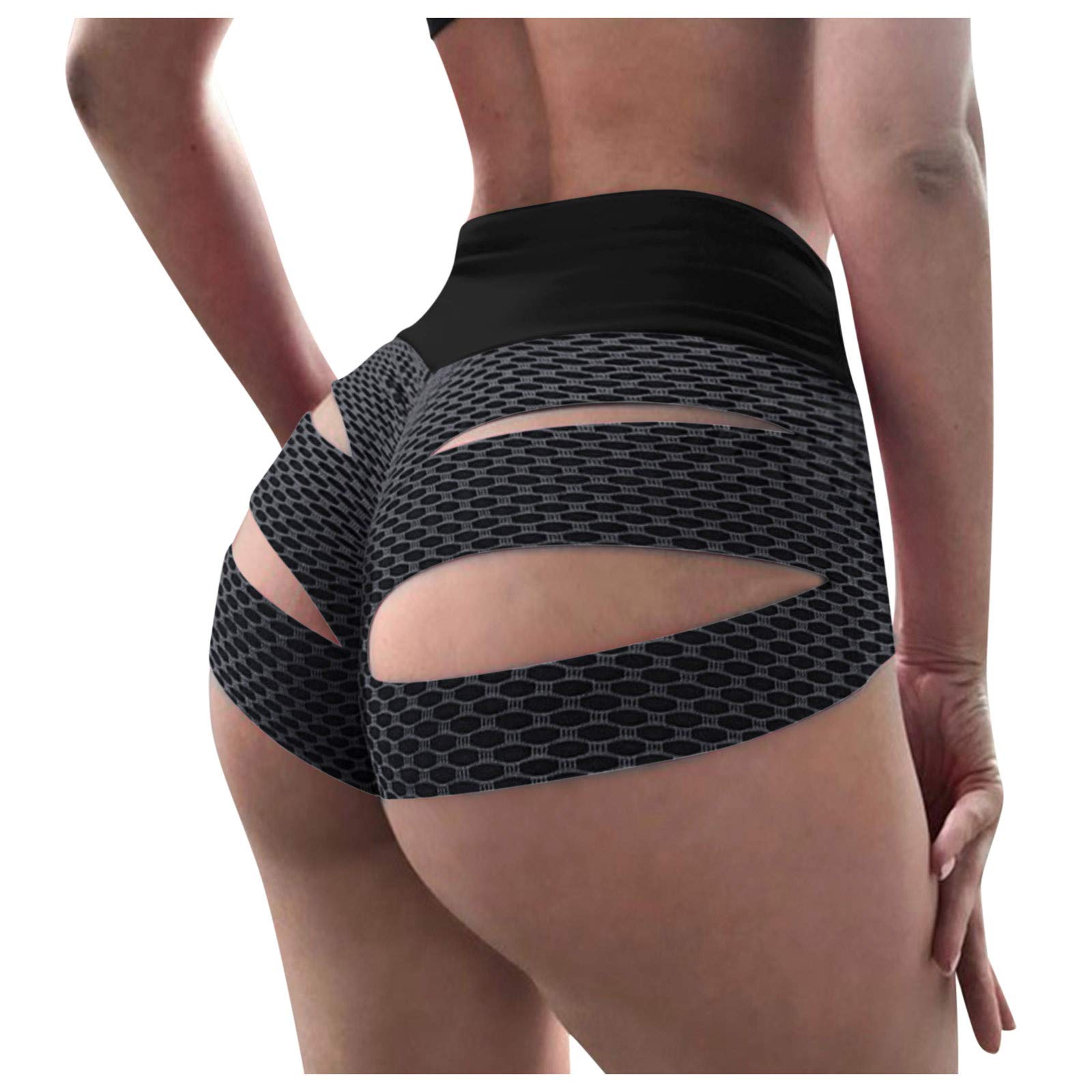 Women's Booty Lifting Workout Shorts - High Waist Yoga & Gym