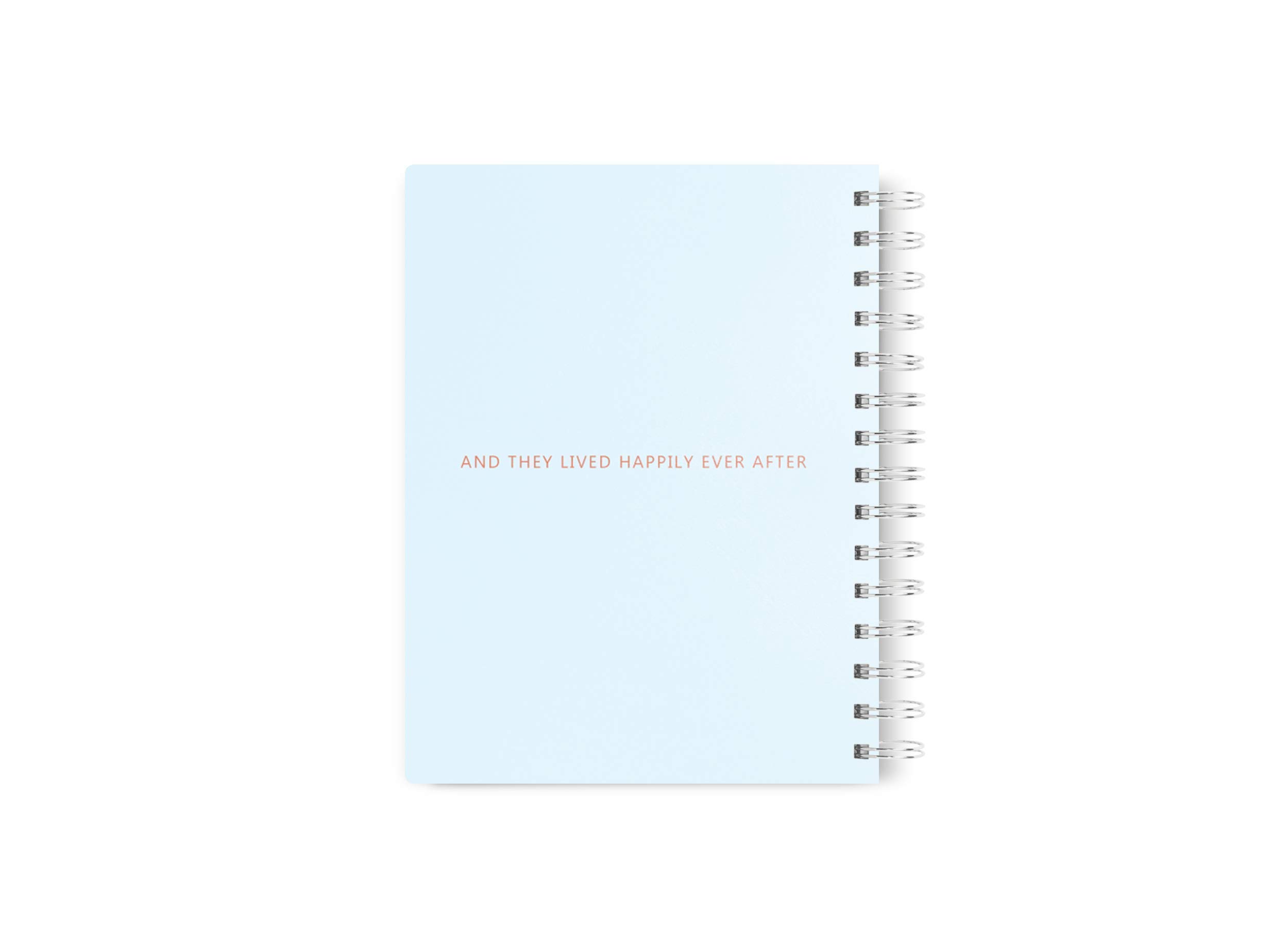 Blue Floral Wedding Planner - Custom 6x9 Inch Wedding Organizer for Brides, DIY Wedding Planning & Bridal Shower Gifts - Perfect for Wedding Checklists, Guest Lists & Budget Tracking