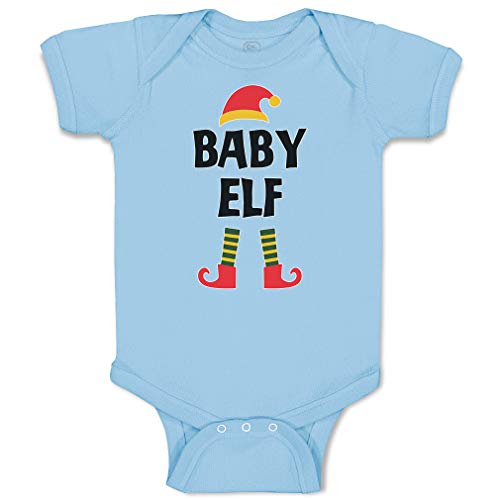 Custom Baby Elf Bodysuit with Hat & Leg Warmers - Funny Cotton Infant Outfit for Boys & Girls - Perfect for Christmas, Halloween & Photo Shoots