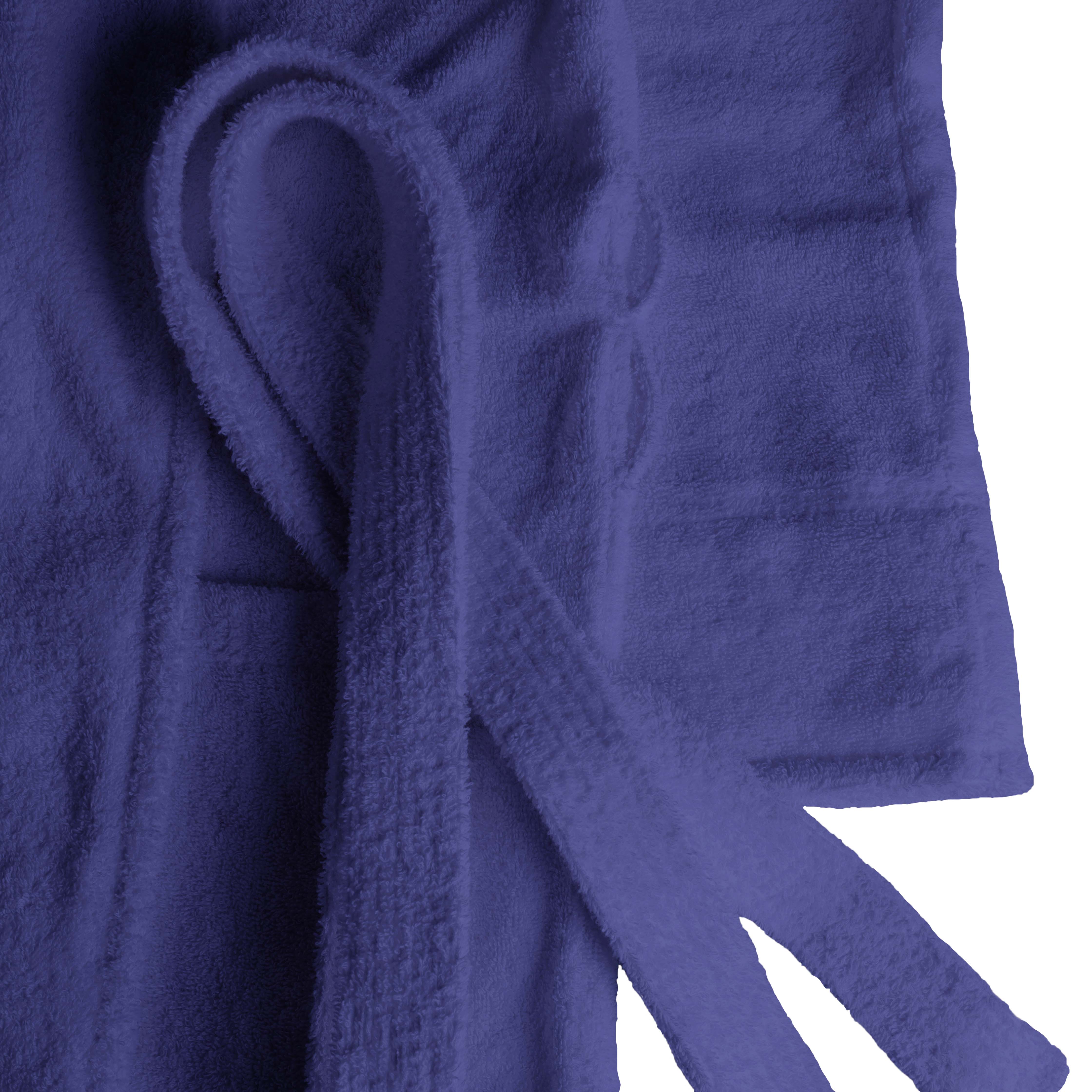 Premium Turkish Cotton Bathrobe for Women & Men - Unisex Shawl Collar Long Robe with Pockets | Soft Spa, Lounge & Hotel Style Bathrobe for Home Relaxation