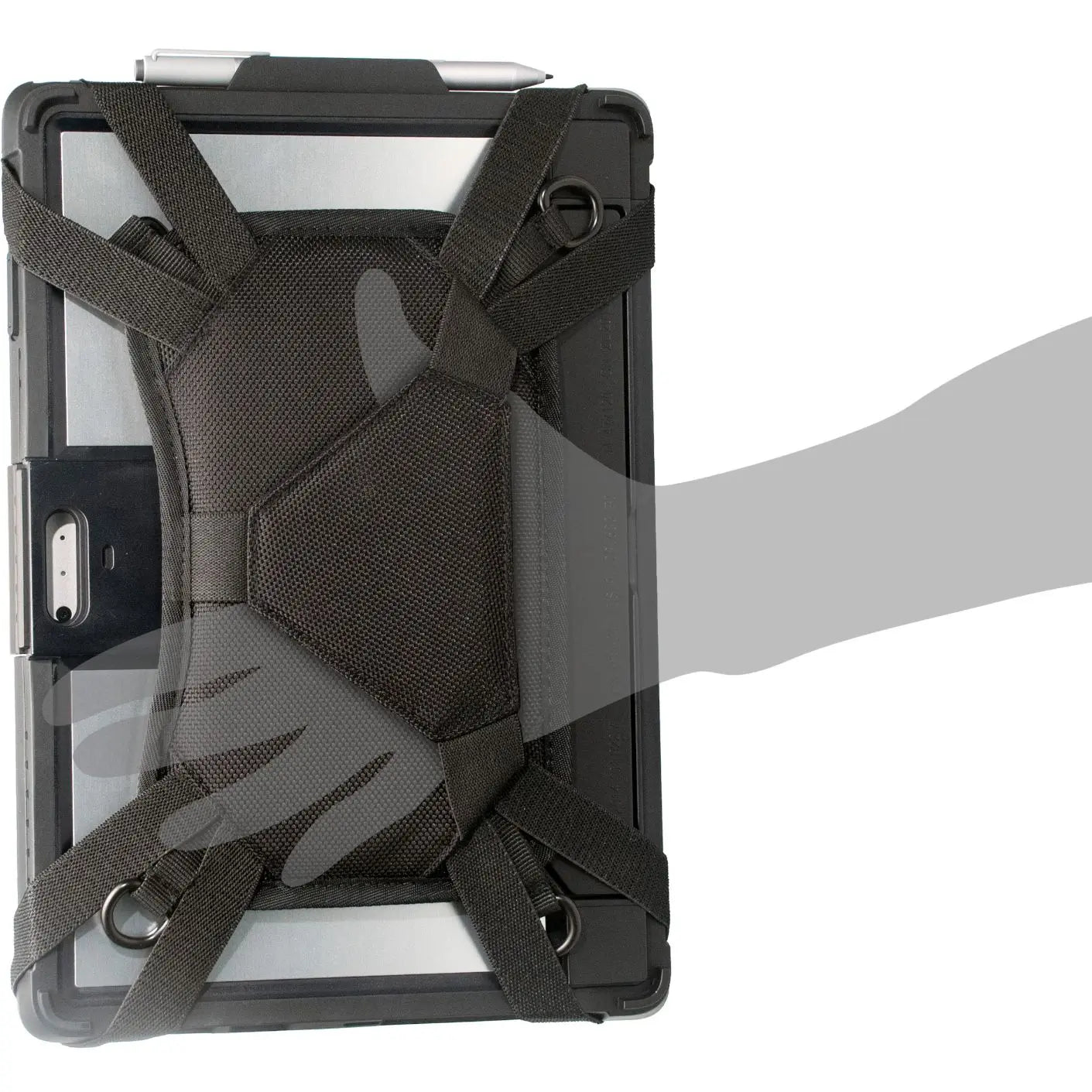 Premium Security Carrying Case with Kickstand & Anti-Theft Cable - Durable Protection for Laptops, Tablets & Electronics - Perfect for Travel, Office & School Use