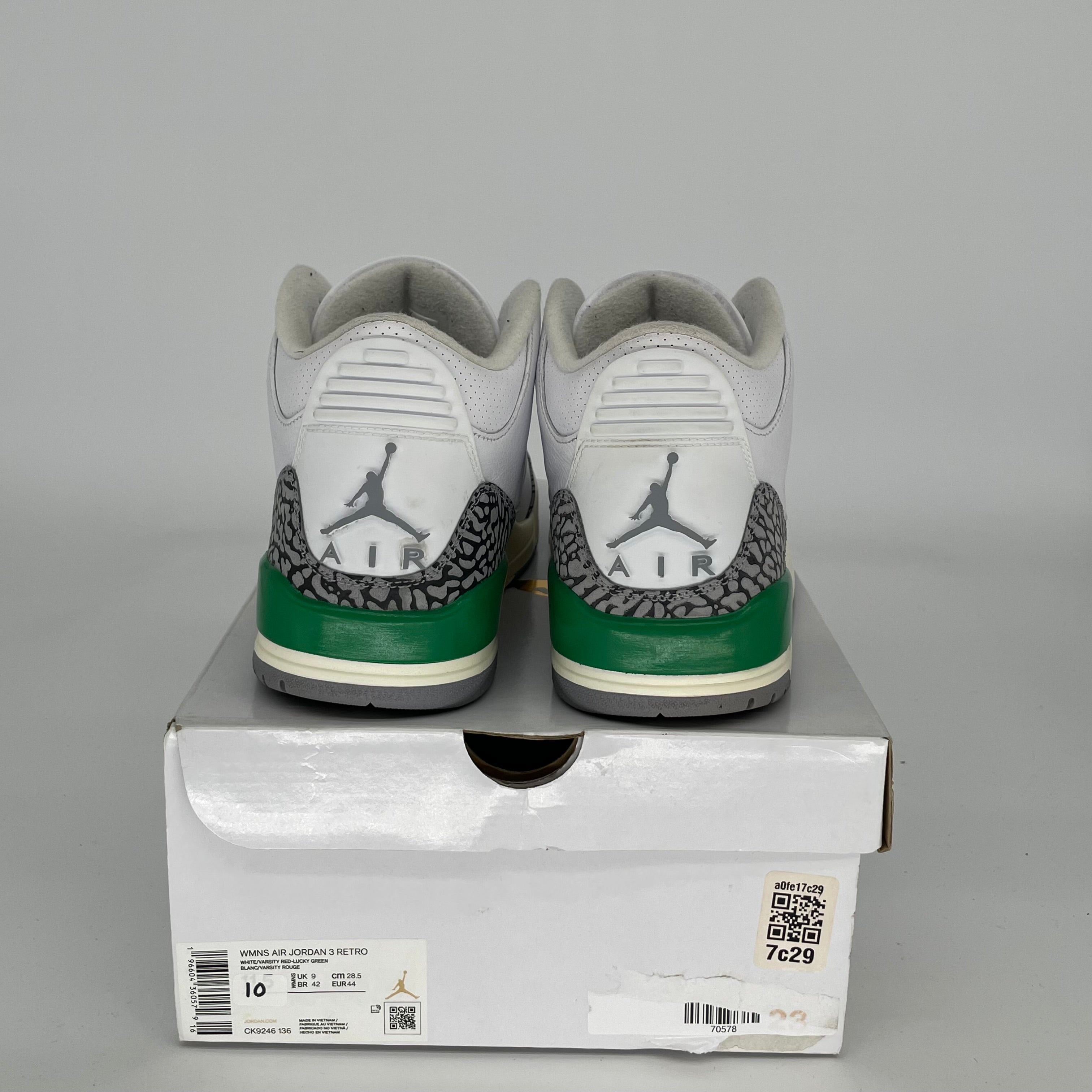 AIR JORDAN 3 Lucky Green Women's Basketball Shoes Size 10/11.5W - Style CK9246-136 | Retro Sneakers for Running, Gym & Streetwear Fashion