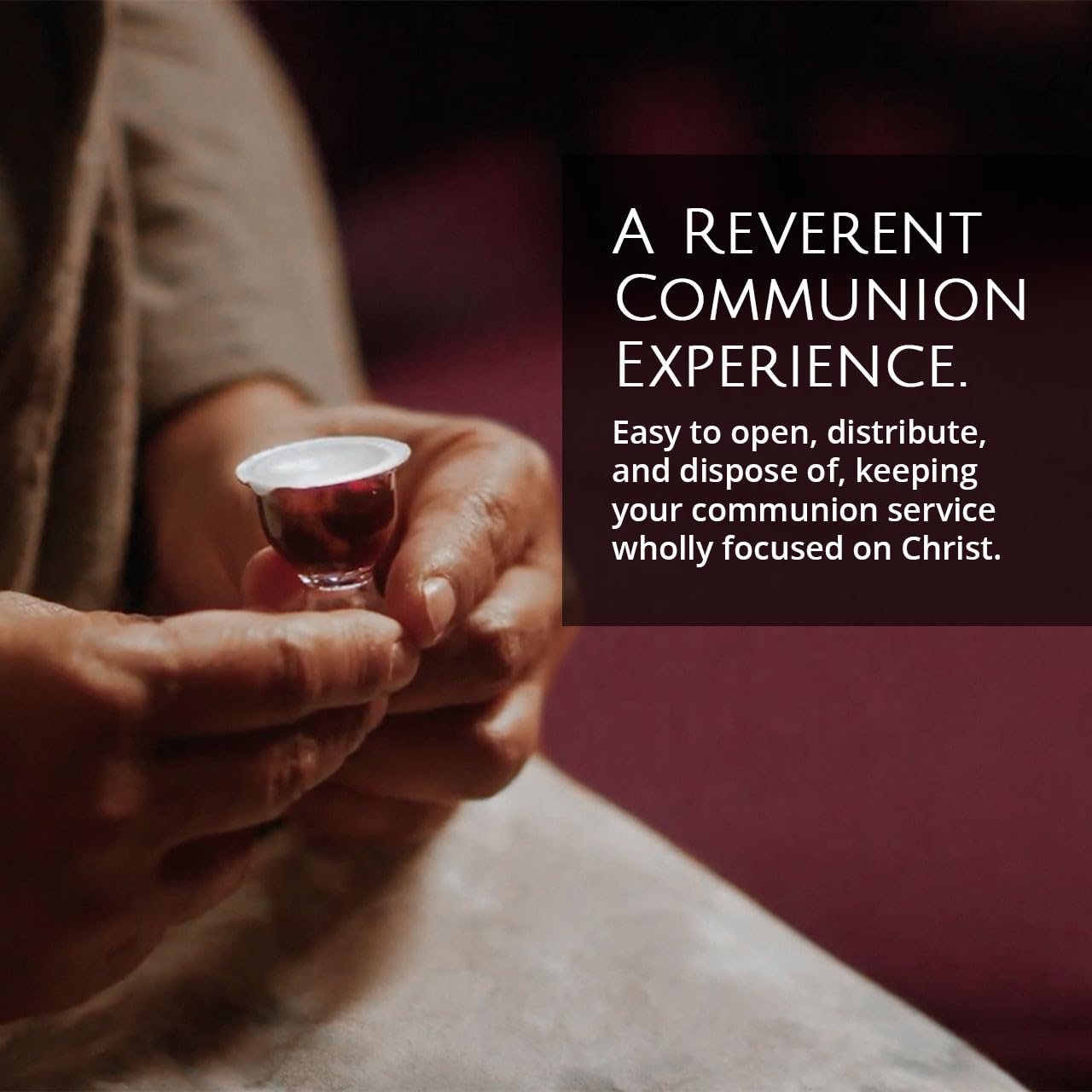 TrueVine Chalice Communion Cups and Wafer Set - 500 Prefilled Communion Cups with Fresh Unleavened Bread & Grape Juice - Individually Sealed for Church Services, Bible Studies, and Home Worship - Fits Standard Communion Trays