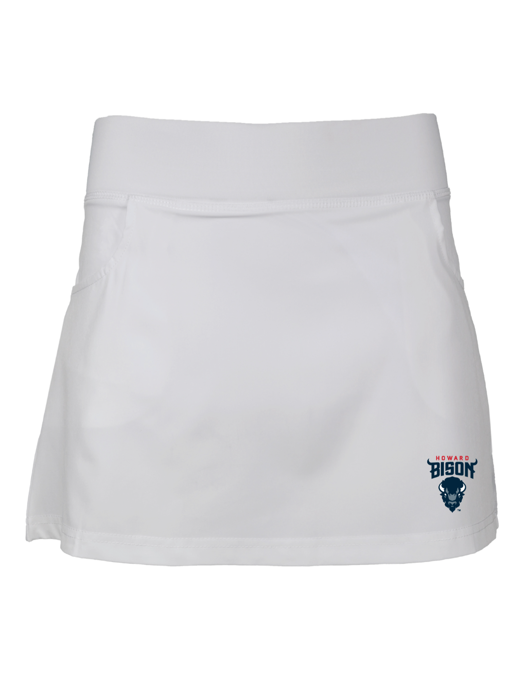 Howard Bison Youth Girls' Skort - Athletic Pleated Tennis Skirt with Built-in Shorts for School, Sports & Play - Comfortable Stretch Fabric for Running, Cheerleading & Casual Wear