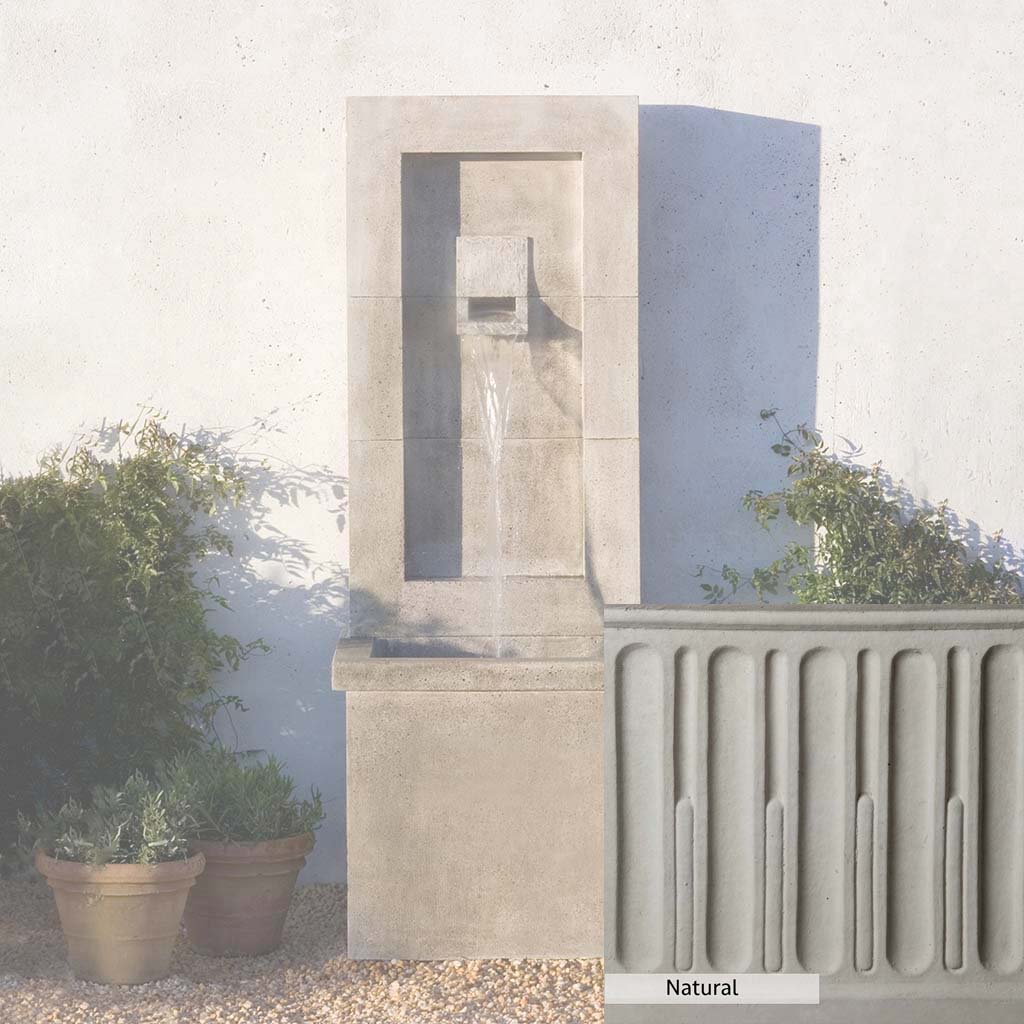 Campania International Moderne Outdoor Fountain - Elegant Garden Water Feature for Patio, Yard & Landscape Decor