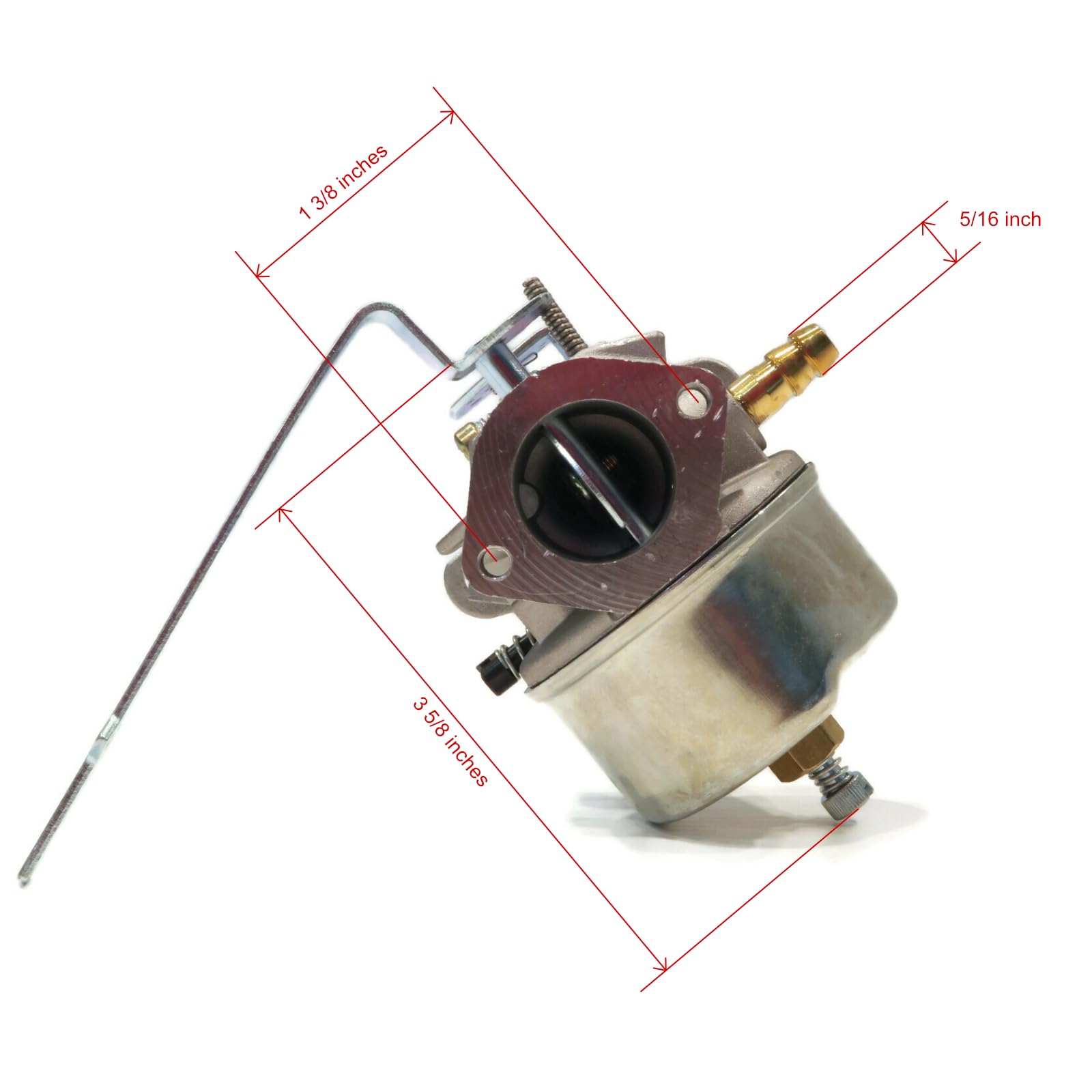 Craftsman 580757350 & 580751350 Pressure Washer Carburetor with Gasket Kit - Compatible Replacement Part for Cleaning Driveways, Decks, and Outdoor Surfaces