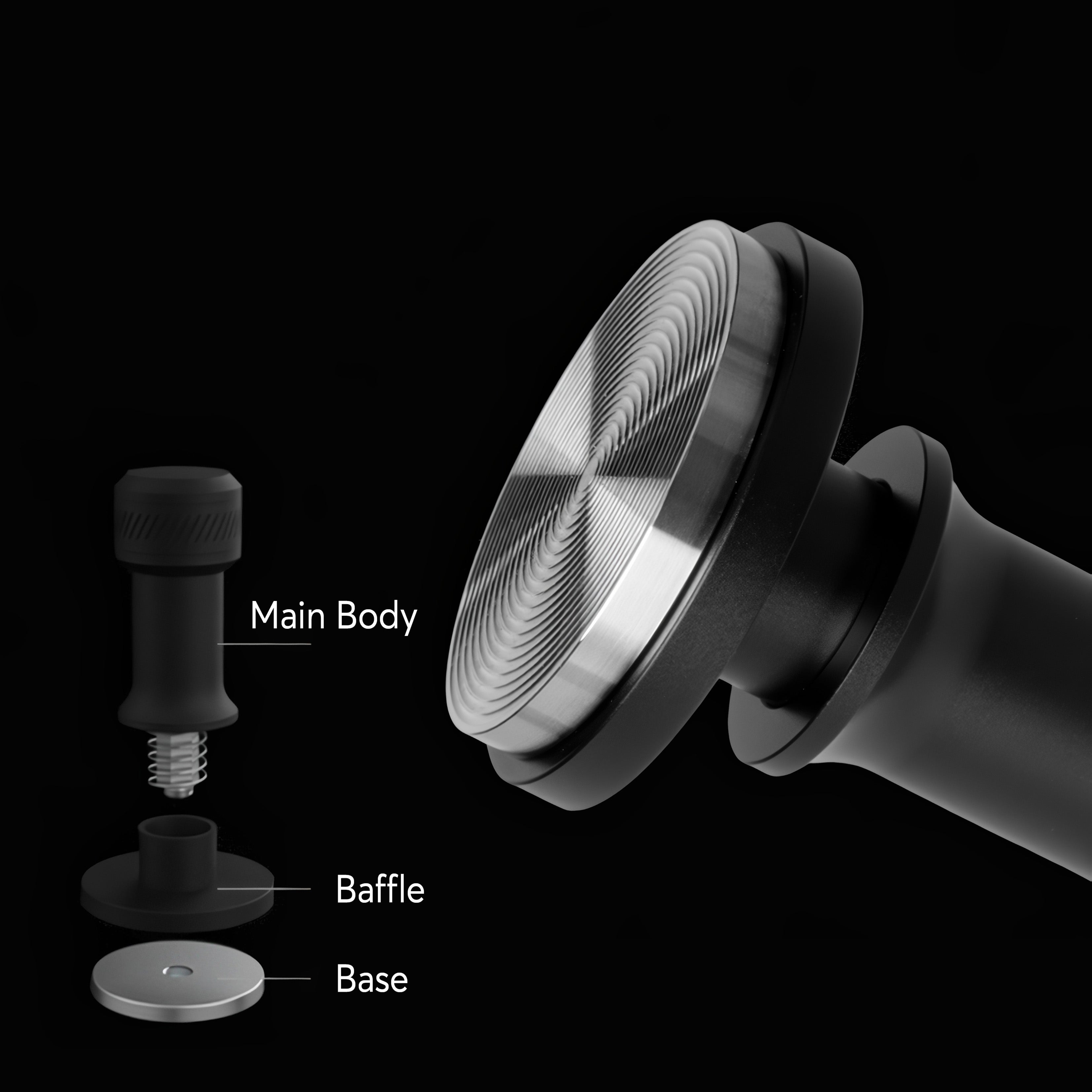 Premium Thor Adjustable Pressure Coffee Tamper - 58mm Stainless Steel Espresso Tamping Tool with Ergonomic Handle for Baristas & Home Brewing - Perfect for Espresso Machines & Coffee Shops