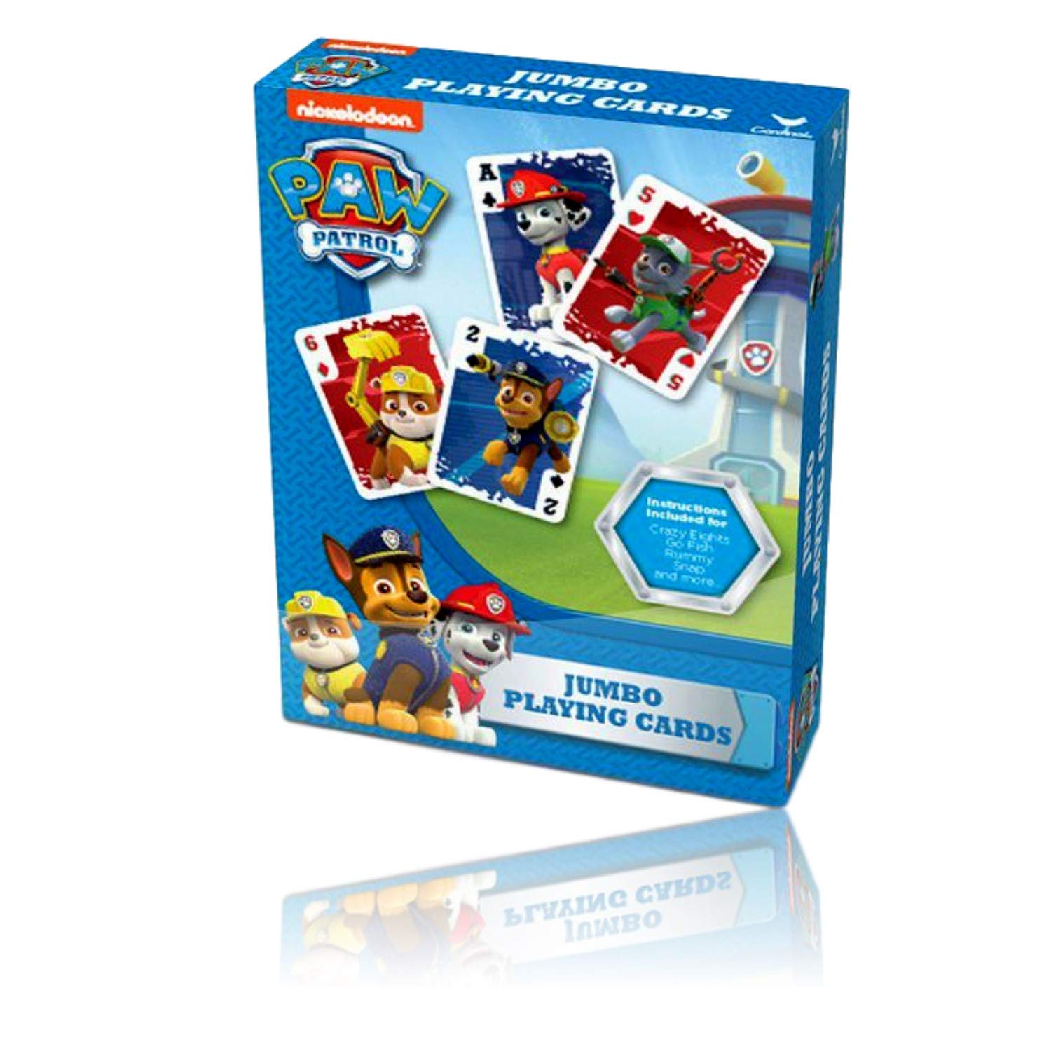 Paw Patrol Jumbo Playing Cards for Kids - Fun Family Card Games, Party & Travel Entertainment