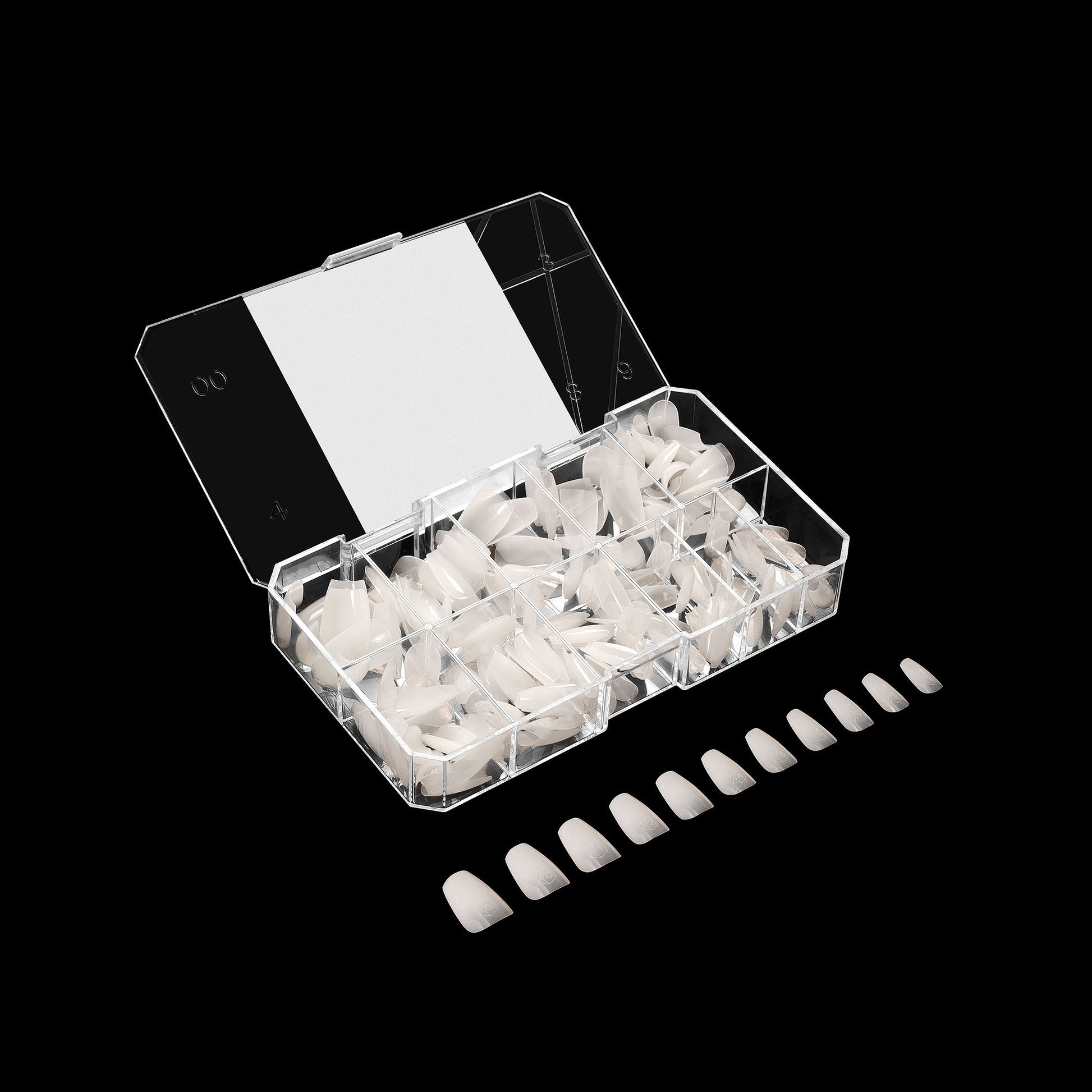 Apres Gel X Neutrals Whitney Natural Nail Tips 150pc - Short Coffin Shape for DIY Manicures & Salon Use | Soft Pink & Nude Shades for Natural Nail Looks