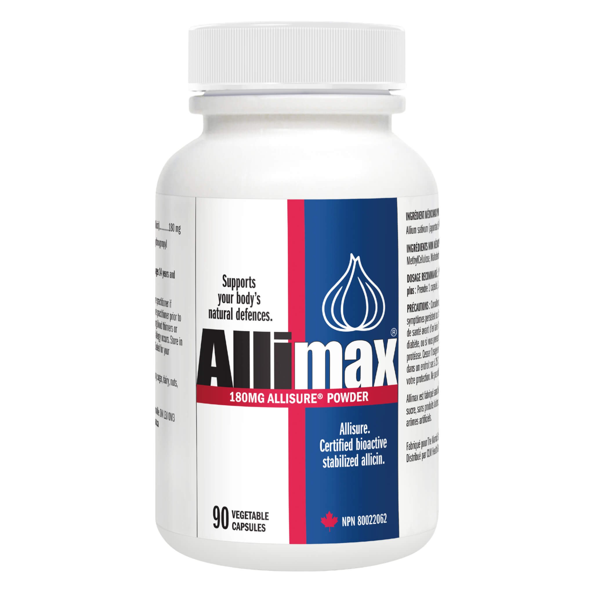 Allisure Powder 180mg | Premium Garlic Extract Supplement for Immune Support | Daily Wellness & Immune Booster for Adults