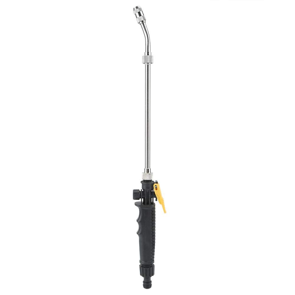 Fdit Stainless Steel Agricultural Sprayer Nozzle - Straight Spray Gun with Elbow for Garden, Courtyard & Farm Use | Durable Metal Spray Bar for Efficient Watering & Pest Control