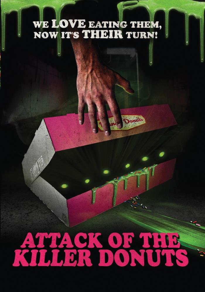 Attack of the Killer Donuts - Funny Horror Novelty T-Shirt for Halloween & Comic Con Fans - Perfect Gift for Horror Movie Lovers